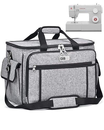 cab55 Sewing Machine Case, Sewing Machine Carrying Bag with Removable