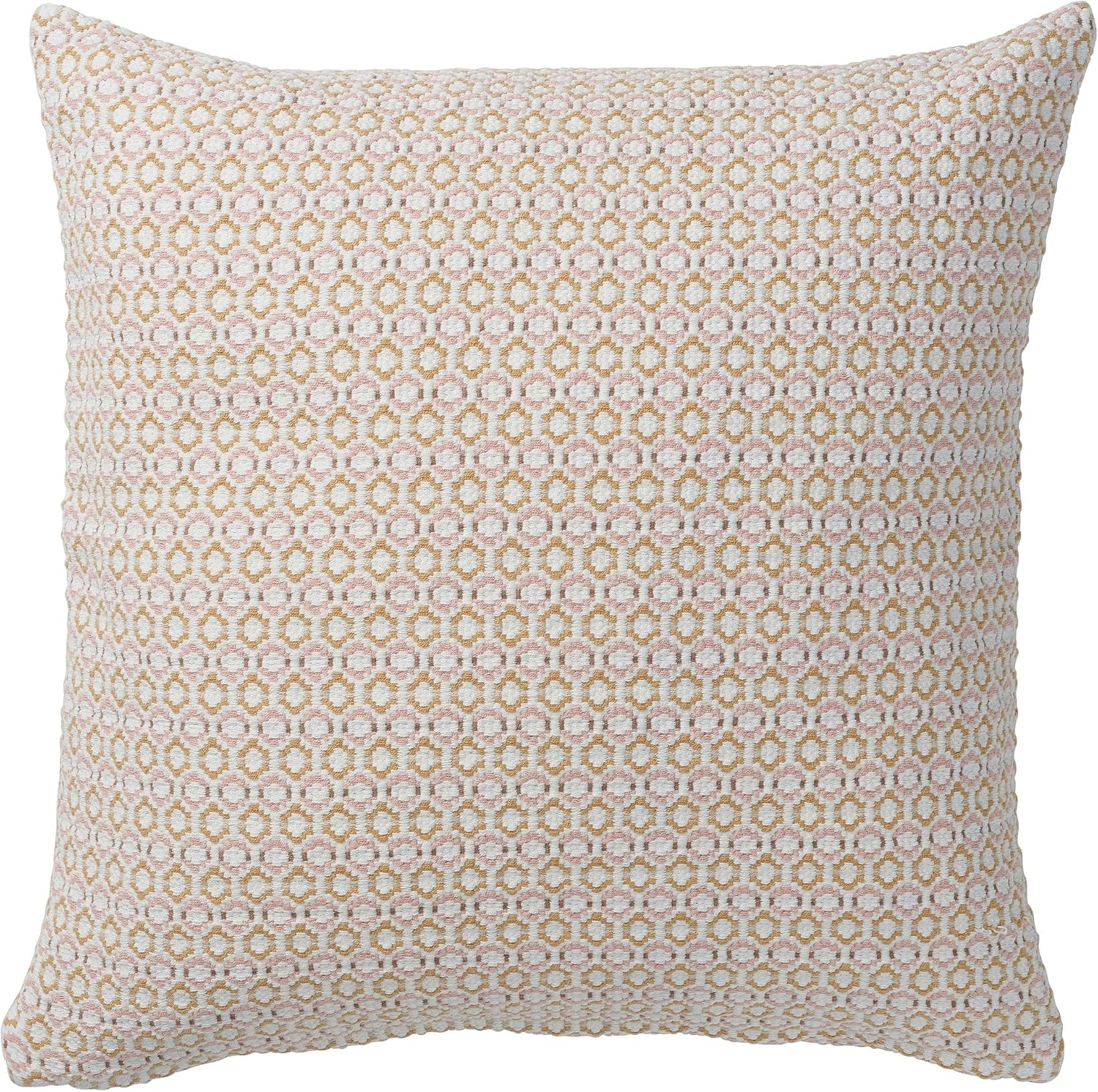 MOROTSMOTT Cushion cover, white/light pink, 50x50 cm