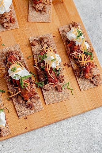 Vista 29 de Finn Crisp Finn Crisp - Pan crujiente de centeno con alcaravea de 7 onzas, panes planos de centeno finos y crujientes con alcaravea, auténtico pan