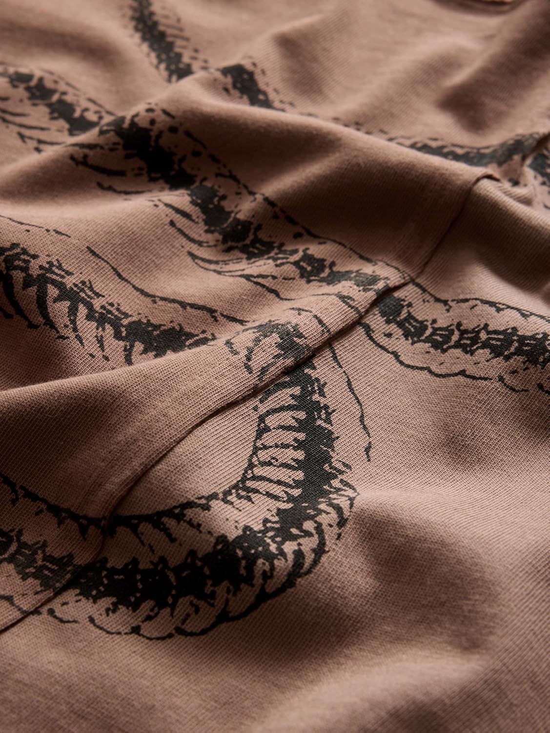 John Varvatos Men's Snake Bones Tee