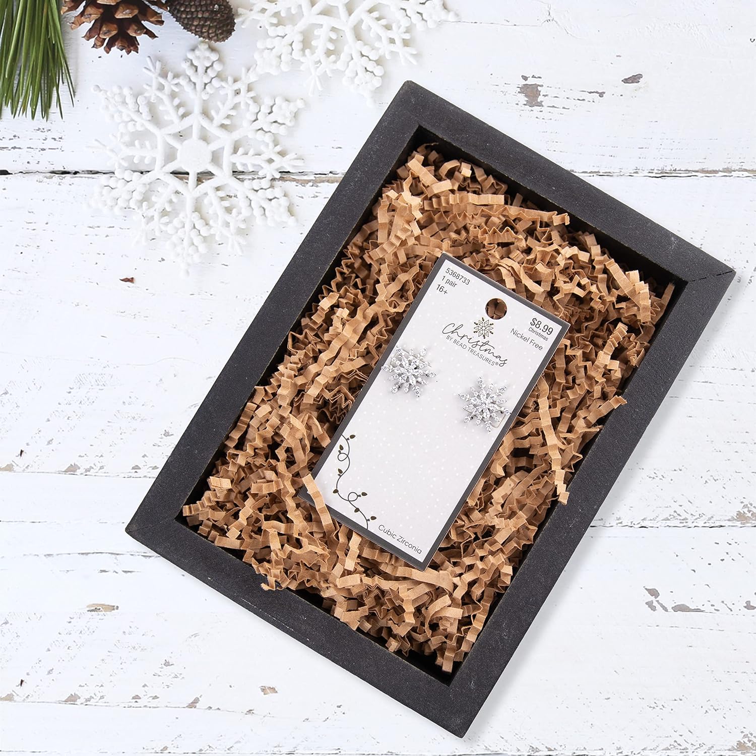 Crinkle Cut Paper Shred Filler (2 LB) for Gift Wrapping & Basket Filling - Kraft | MagicWater Supply : Health & Household