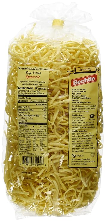 Bechtle Egg Spaetzle, Farmer Style - 17.6oz