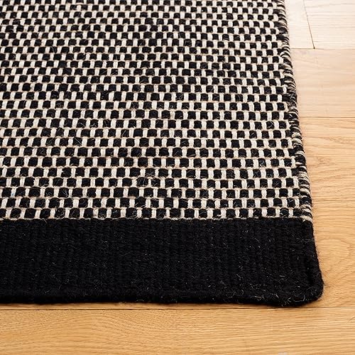 Miniatura 4 de Safavieh Vermont Collection VRM807Z - Alfombra de lana hecha a mano para sala de estar comedor dormitorio 6 x 9 pies