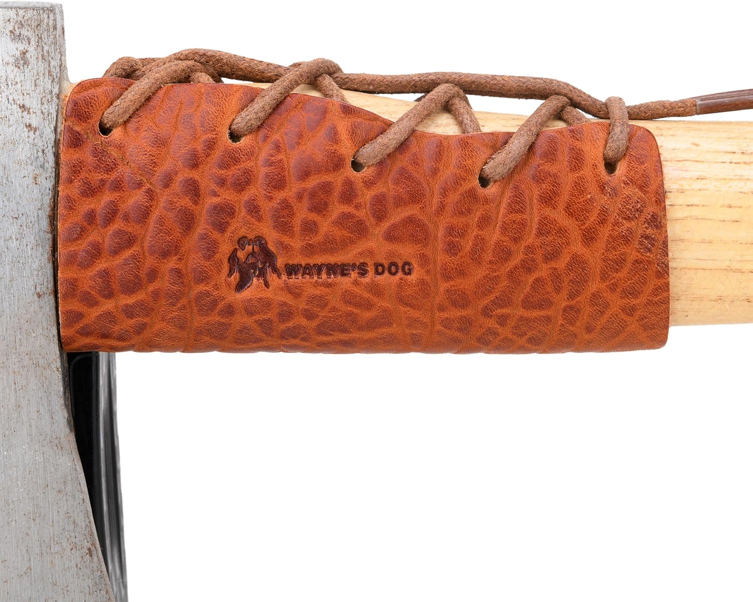 Leather Axe Handle Protection Covers, Axe Guard Wrap, Axe Collar (Working Axe 001 + String)