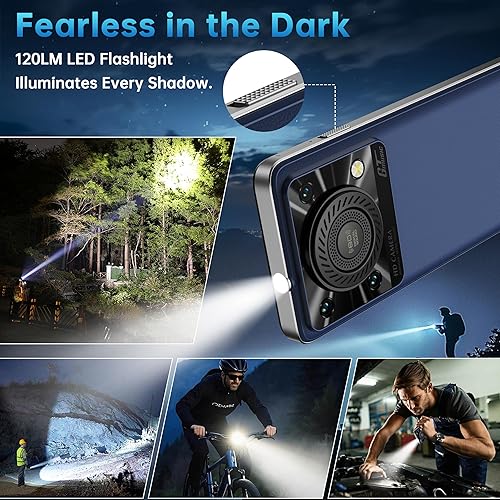 Miniatura 5 de OUKITEL C60 teléfono celular desbloqueado Android 15-10000 mAh batería 16GB +128GB1TB TF teléfonos Android, 6.88 "HD+ pantalla 13MP cámara 110dB