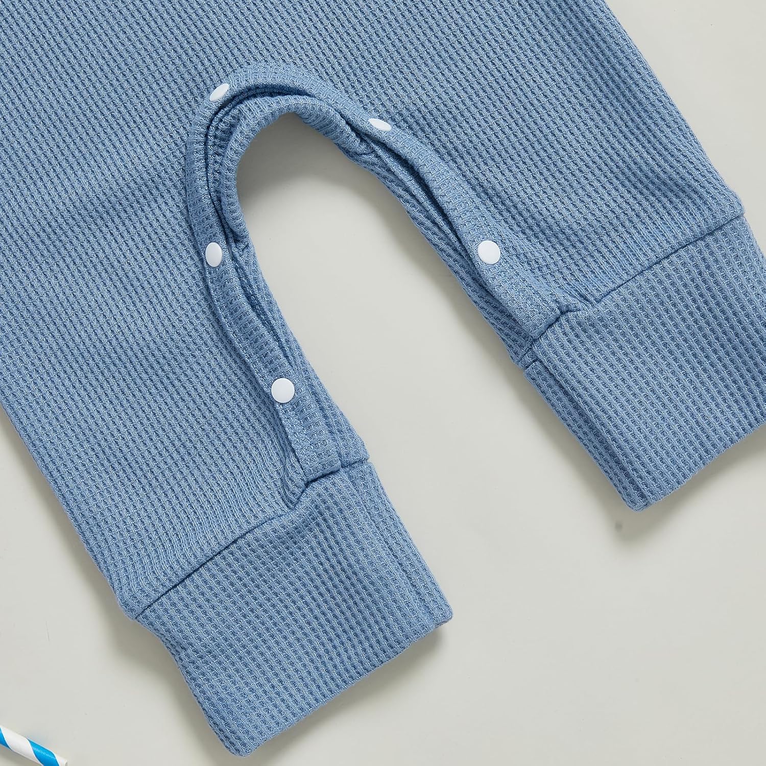 Userdefined Newborn Baby Boy Clothes Fall Romper Infant Letter Onesie Footie Jumpsuit Fall Winter Coming Home Outfit - Image 6