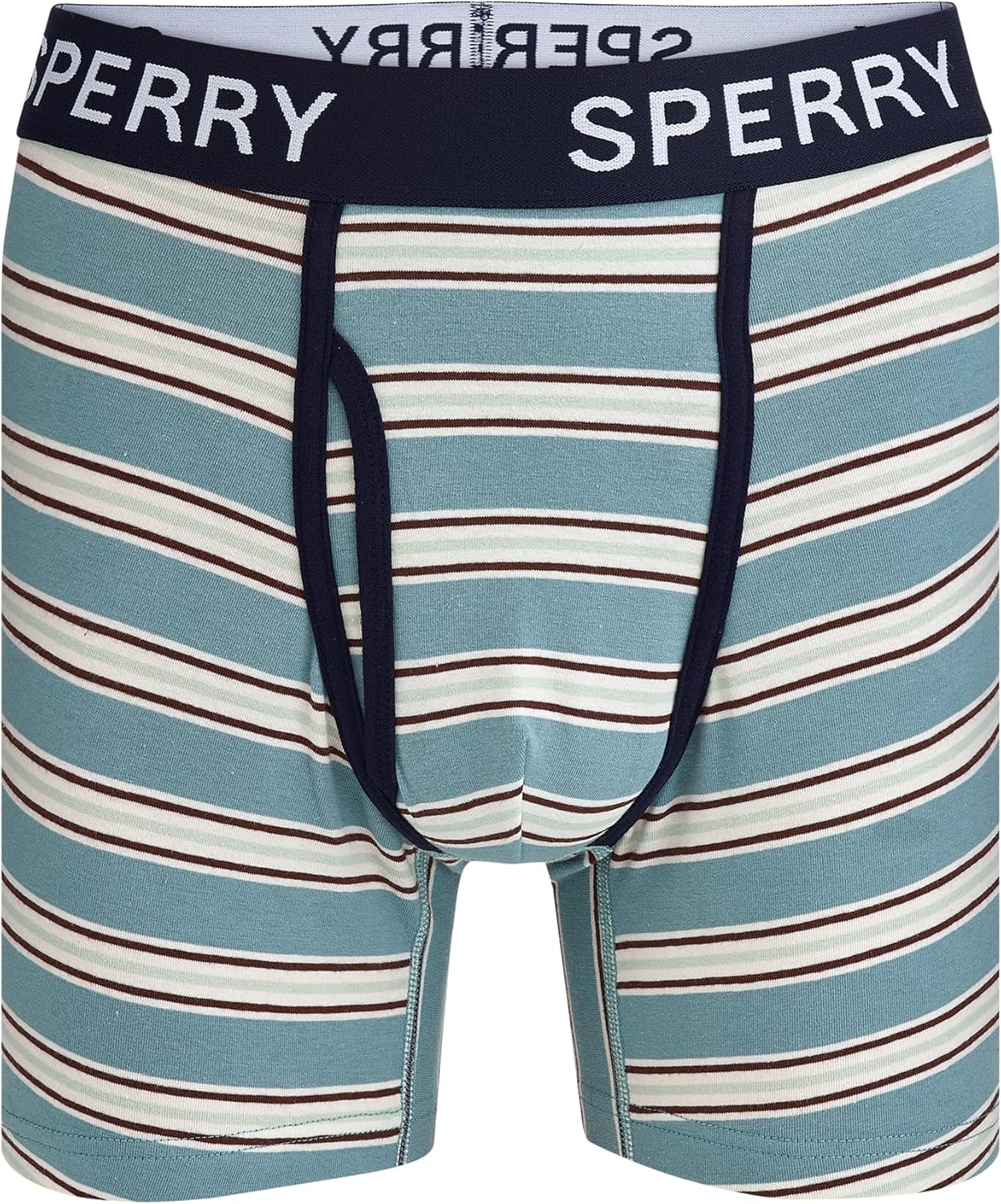 Sperry 4-Pack Mens Premium Cotton Stretch Boxer Briefs – Everyday Comfort Cotton Mens Boxer Briefs with Fly Pouch & 5” Inseam - Image 7