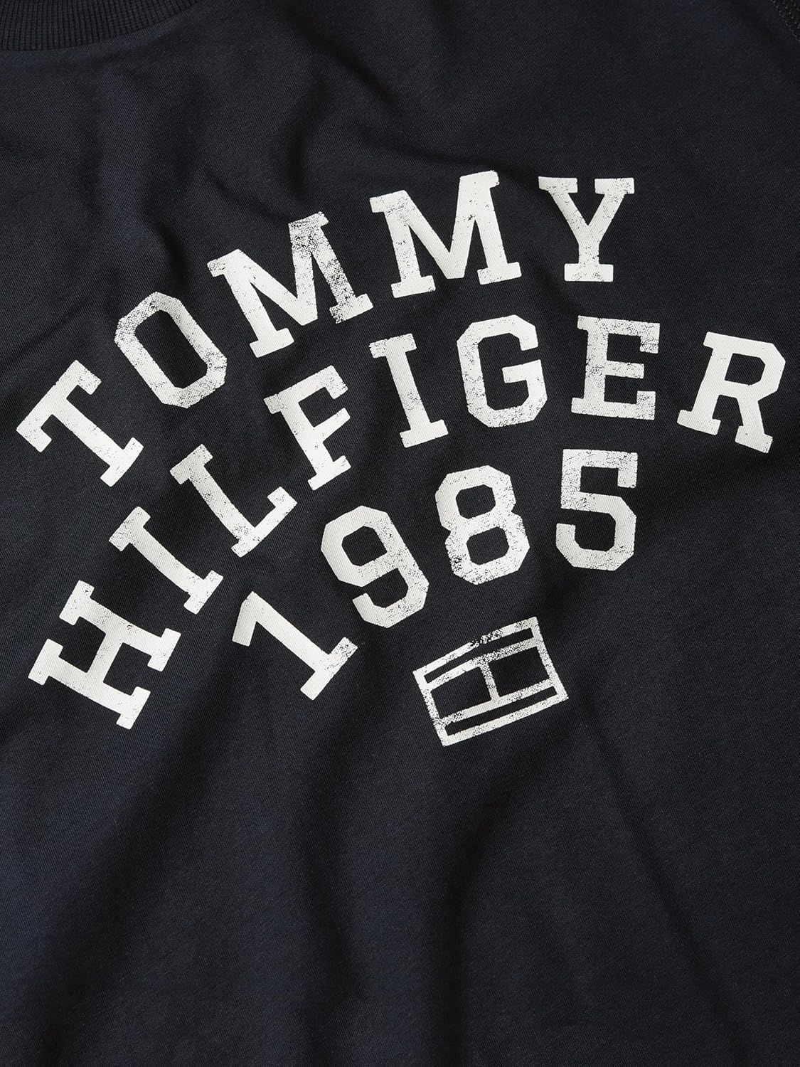 Tommy Hilfiger Mens Short Sleeve Cotton Graphic T-Shirts with Printed Arched Graphic - Image 5