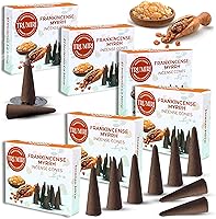 Vista 129 de TRUMIRI Copal Incense Cones - Total 20 Cone Incense - Dual Pack of 10 Insence Cones - Incense Cones Scented - Cone Incense Scents - Insense Cones
