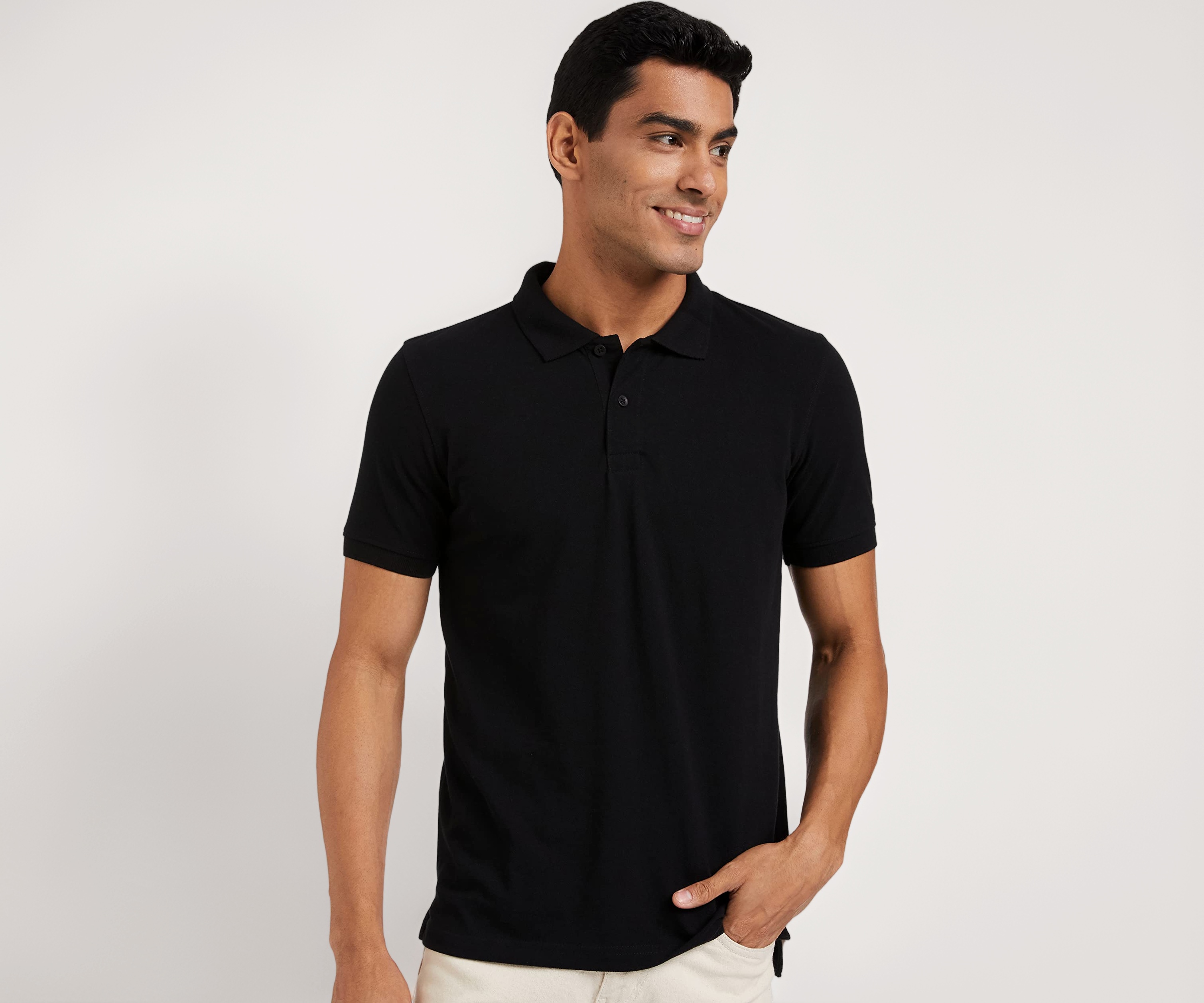 Amazon Symbol Men's Regular Polo Shirt – Classic Fit, ₹455