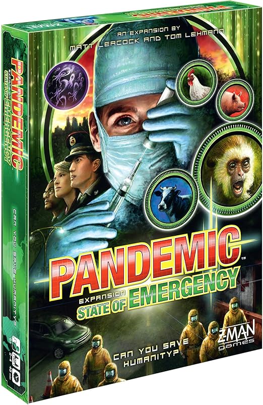 Pandemic State of Emergency Board Game EXPANSION Family