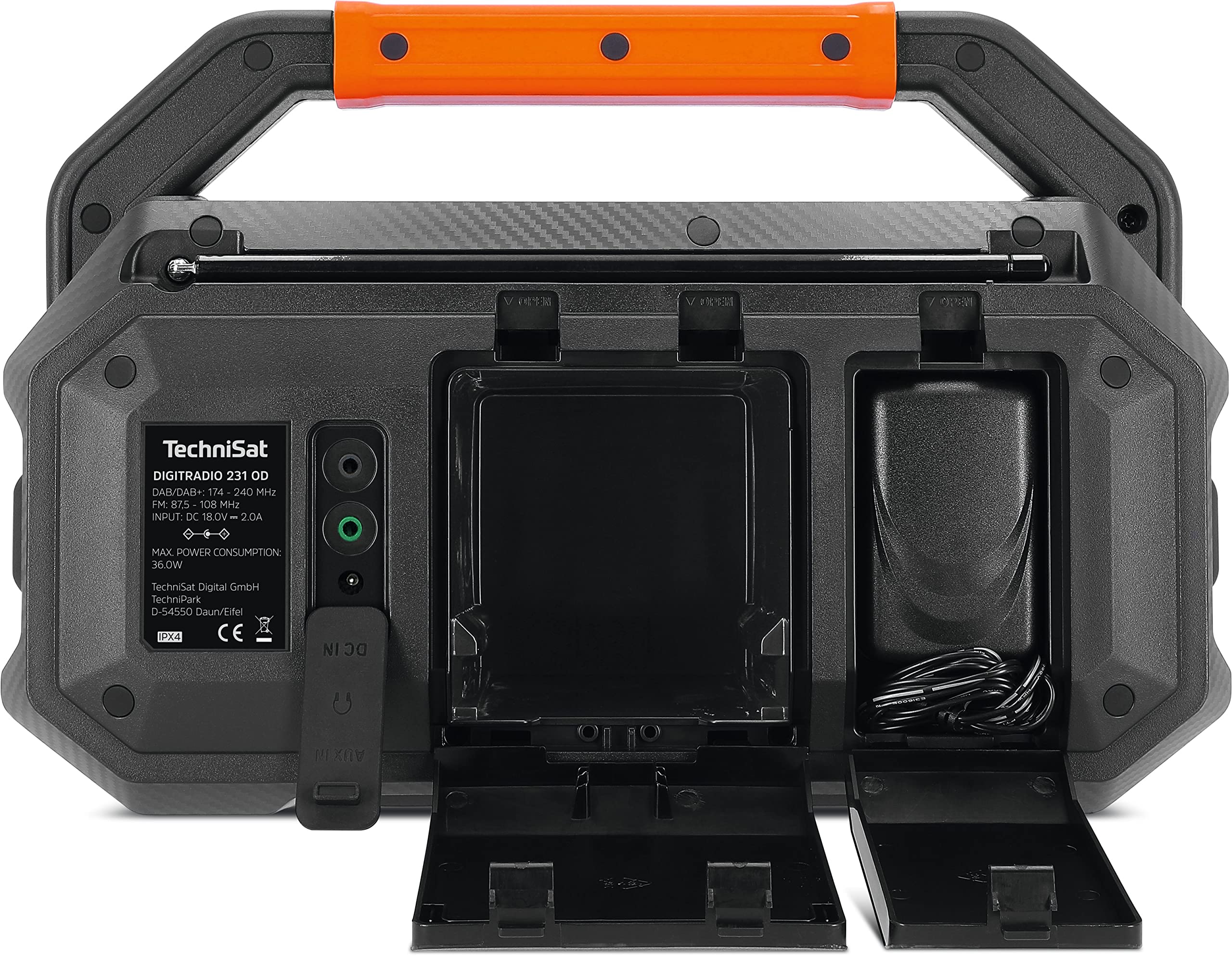 TechniSat DIGITRADIO 231 OD DAB+ Outdoor Boombox 18 V Bluetooth