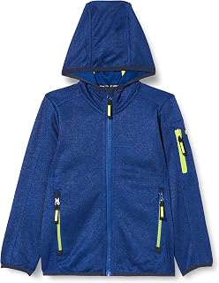 CMP Hooded Knit Tech fleece, Boy, Bluish-Electric, 152