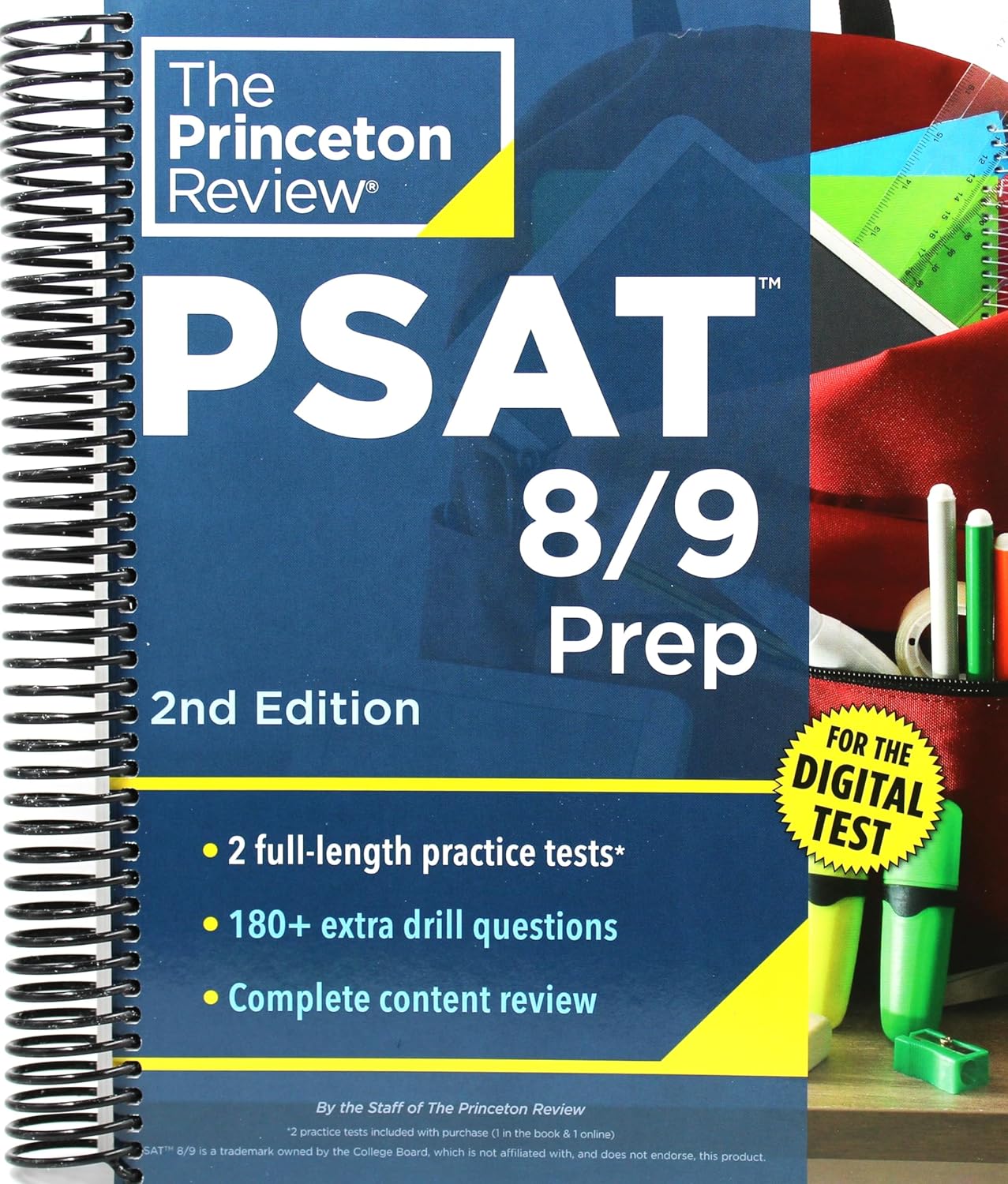 Princeton Review PSAT 8/9 Prep, 2nd Edition: 2 Practice Tests + Content ...