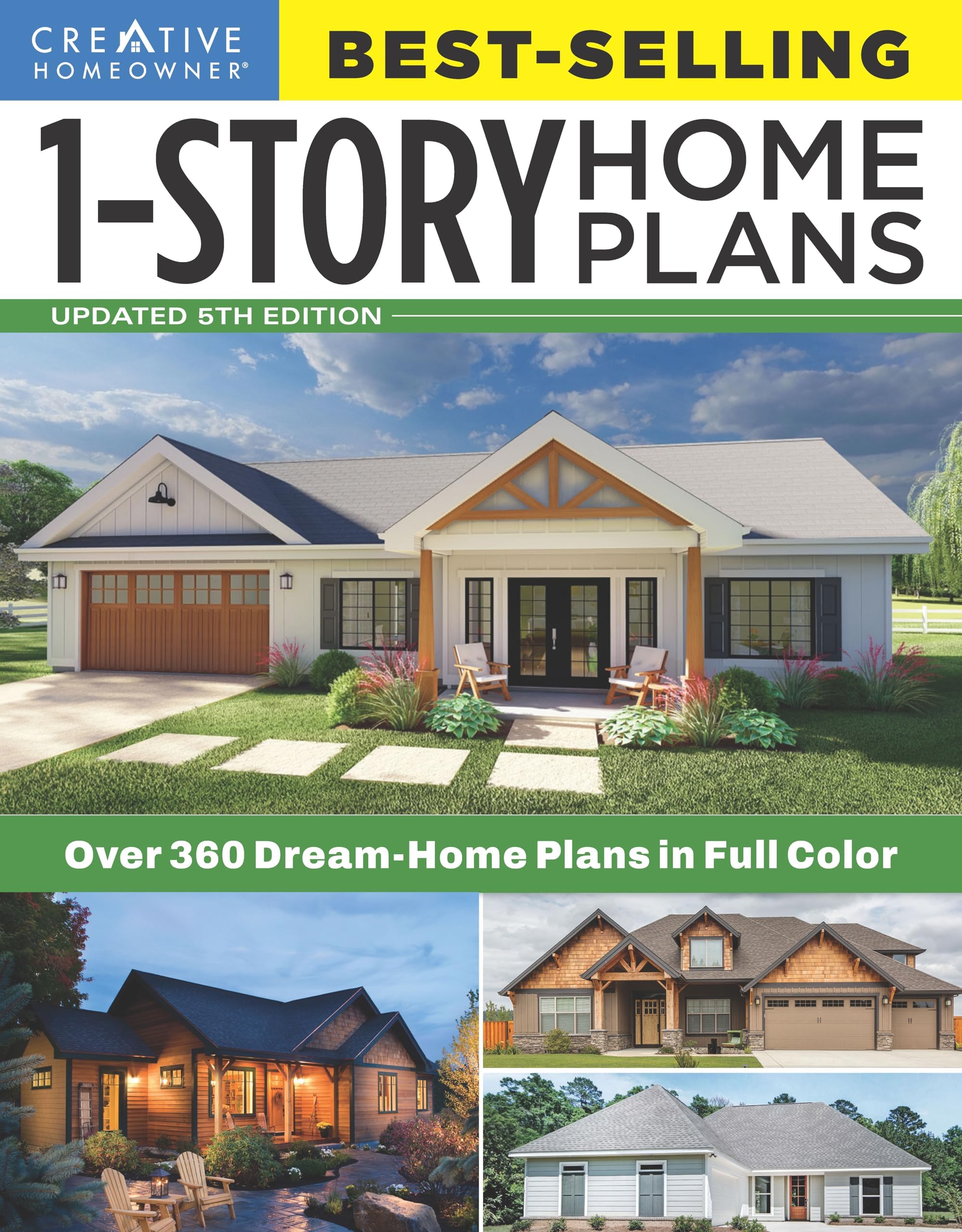 Best-Selling 1-Story Home Plans, 5th Edition: Over 360 Dream-Home Plans in Full Color