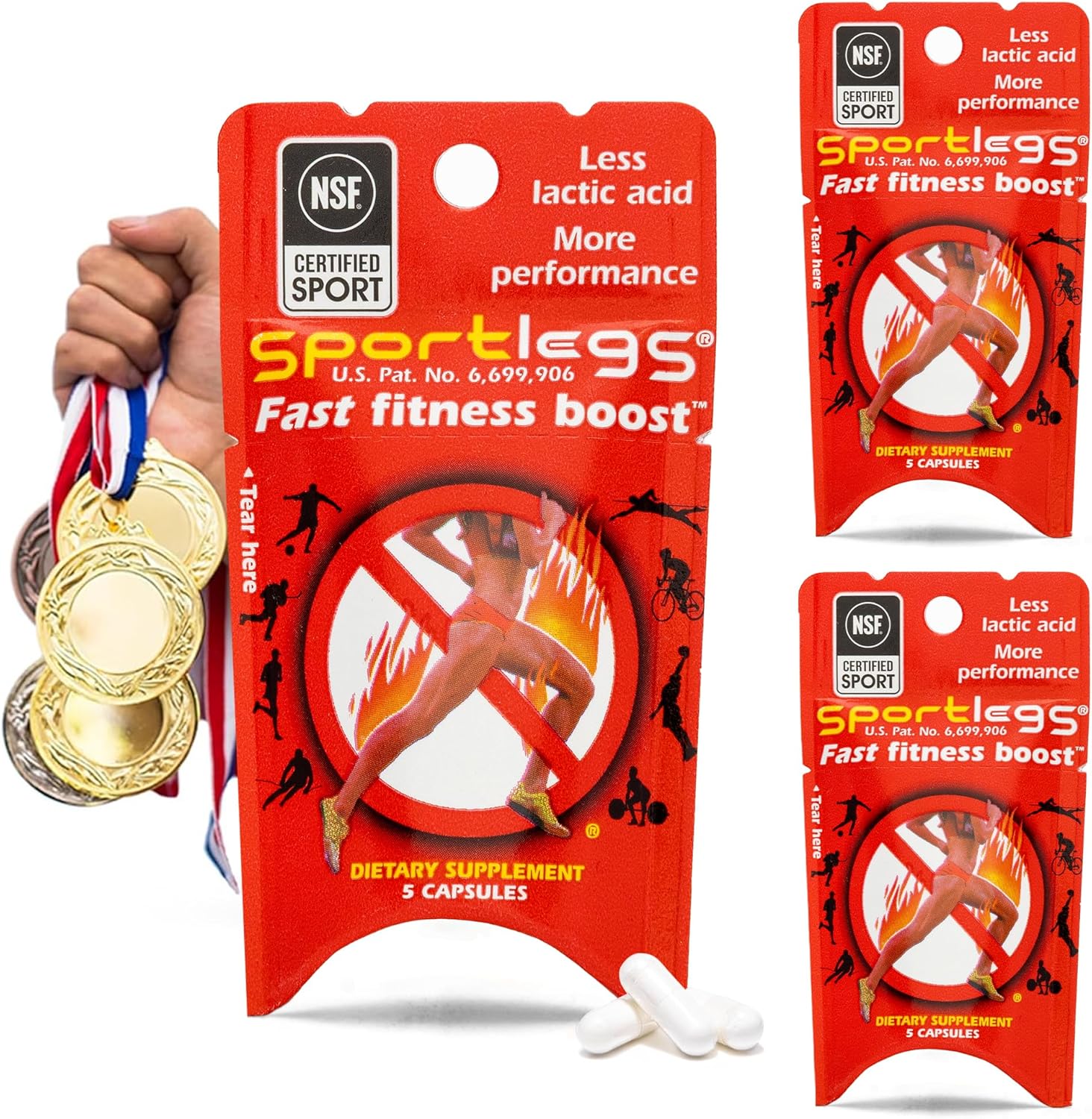 SPORTLEGS Fast Fitness Boost Pre Workout...