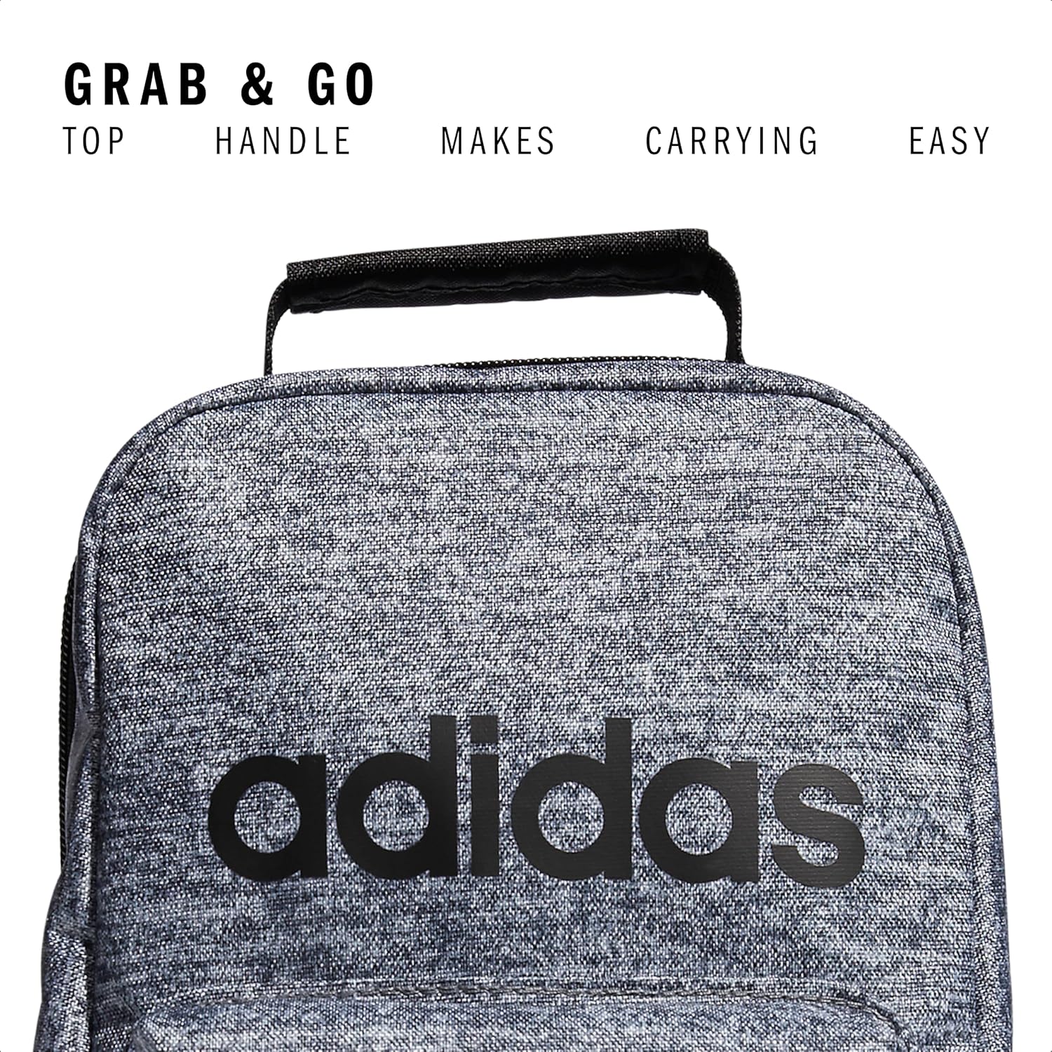 adidas Unisex Santiago Lunch Bag Cooler for Women and Men, Insulated Food Container Box with Mesh Pocket - Image 3