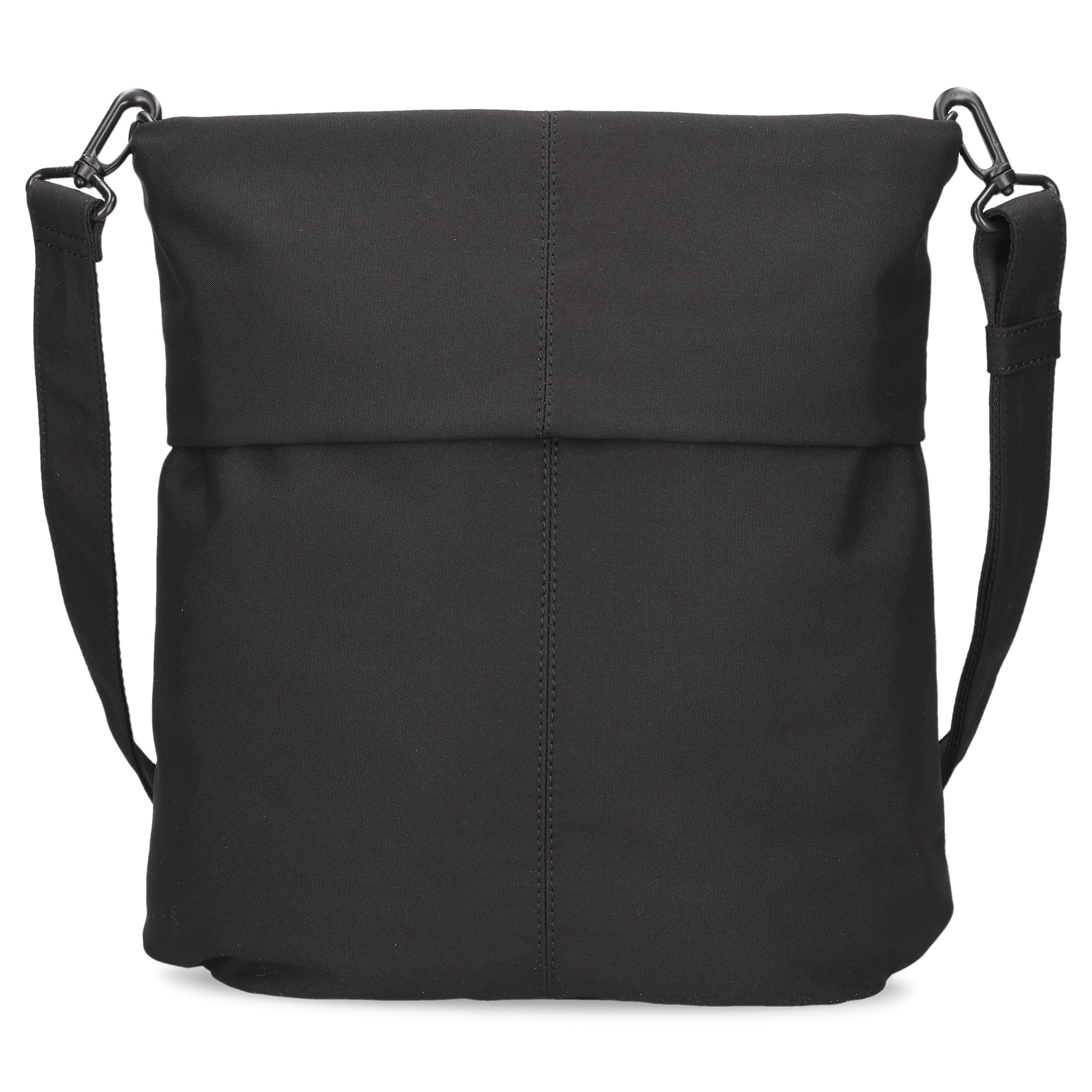 Zwei Damen Handtasche Mademoiselle.Tex MTX12 Umhängetasche 7 Liter Crossbody Bag, Schultertasche in DIN-A4-Größe, Schlüsselring, Geheimfach, inkl. extra kurzen, abnehmbaren Schultergurt
