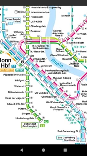 Mapas de transporte público offline. 200+ cidades