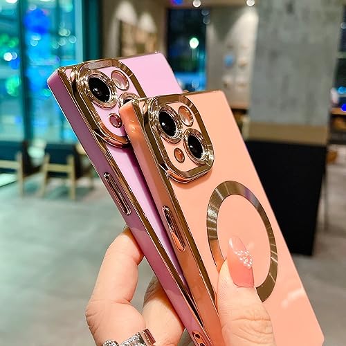 Miniatura 4 de Owncase Funda magnética para iPhone 14, compatible con Magsafe, protección completa de lente de cámara y esquinas reforzadas galvanizadas, a prueba