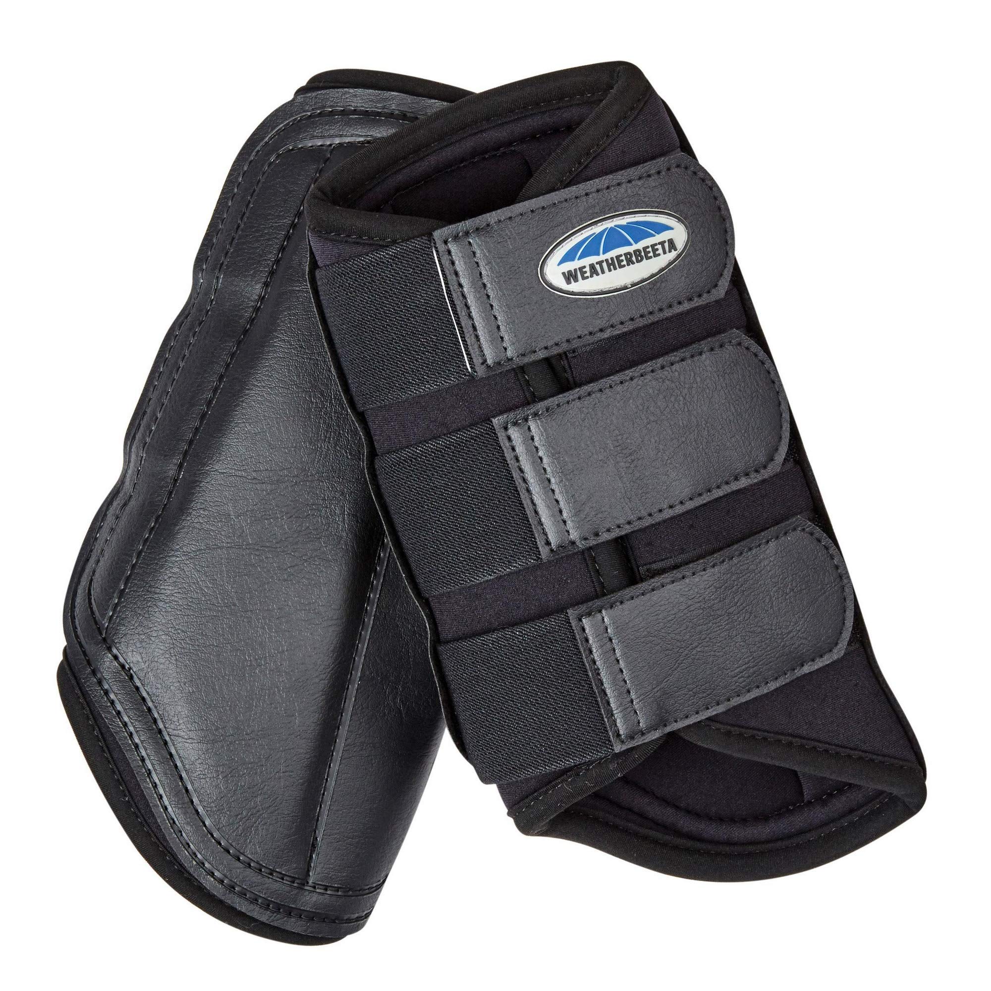 WeatherBeeta Single Lock Brushing Boots (Pony) (Black)
