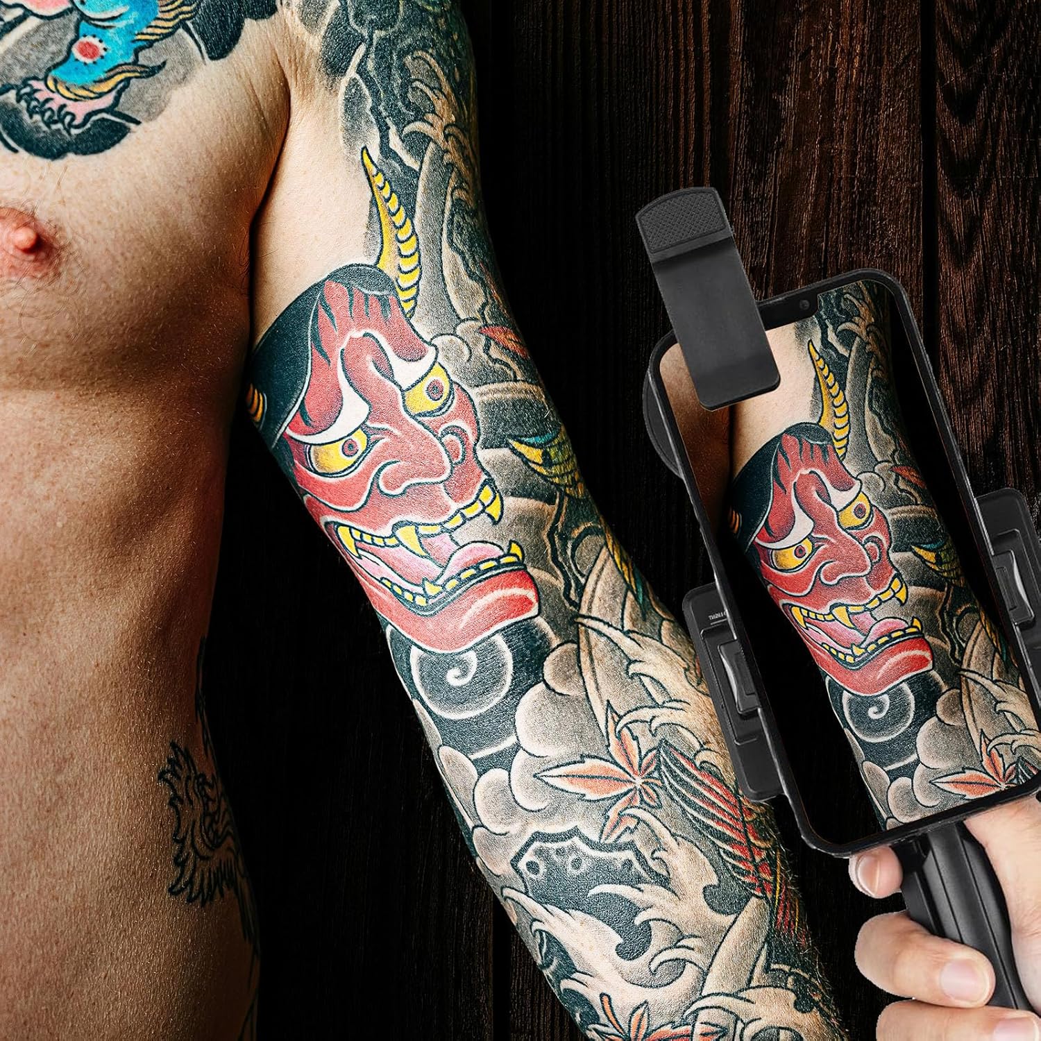Tattoo Light Kit - Usiriy LED Tattoo Photography Video Lights with LED Beads and CPL Filter Lens Remove Photo Glare Tattoo Equipment and Supplies for Taking Tattoo Photos