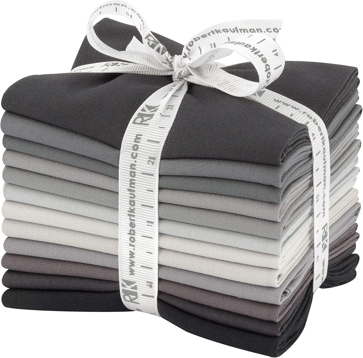 Kona Cotton Solids Stormy Skies 12 Fat Quarters Robert Kaufman Fabrics FQ-1373-12