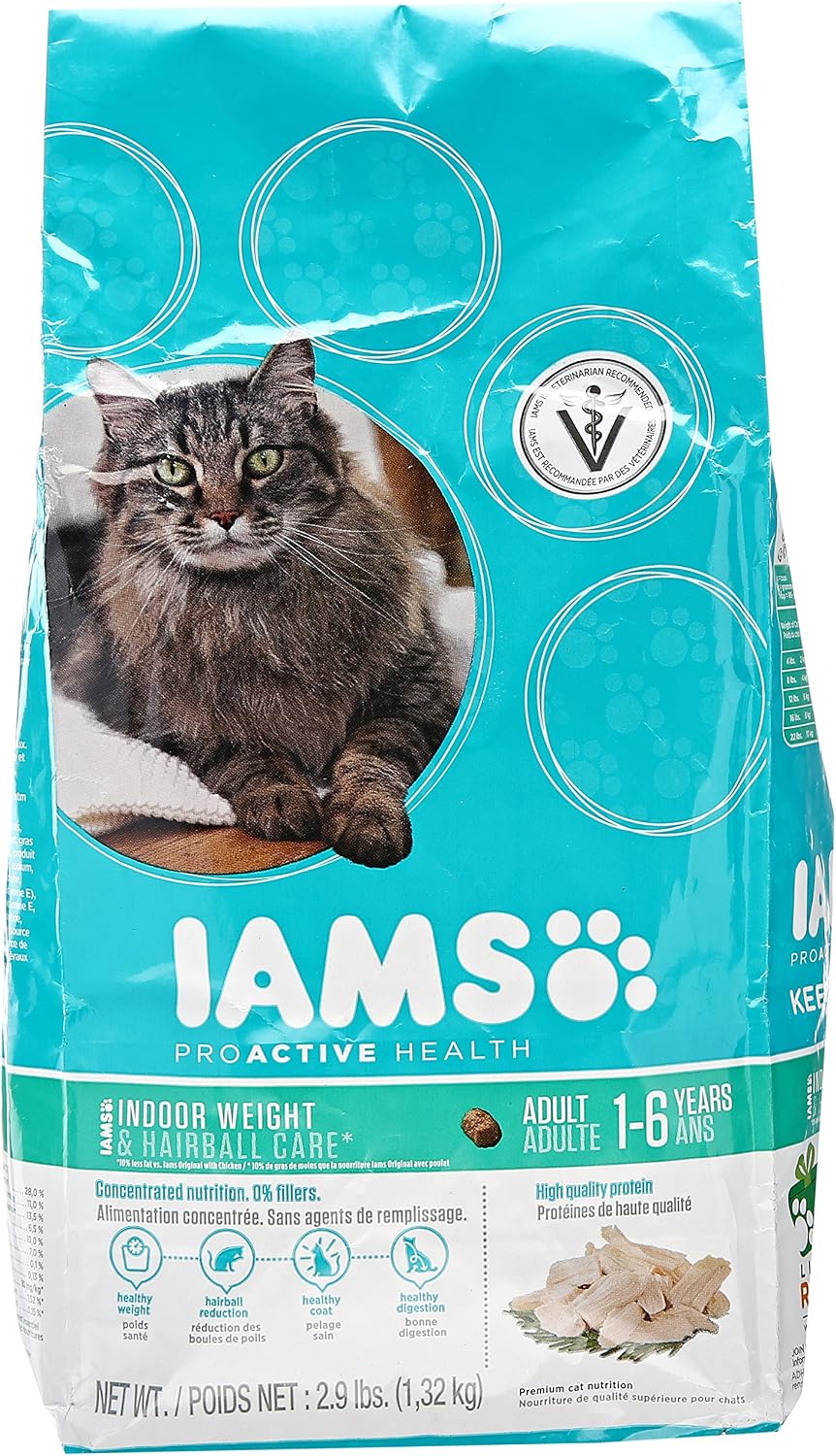 Iams Cat Indoor Weight Control Hairball Care