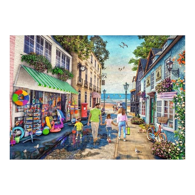 Ravensburger - Puzzle 1000 Piezas hacia la Playa, Puzzle Adultos 70x50 cm
