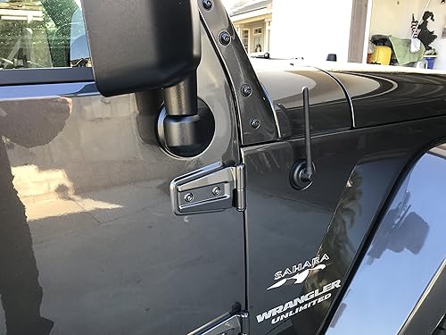 Miniatura 8 de AntennaMastsRus - La original de 6 34 pulgadas es compatible con Jeep Wrangler TJ - YJ (1987-2006) - Antena de goma corta a prueba de lavado de