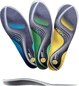 3Feet Activ Low, Plantilla para correr y multideporte, para arco bajo, amortiguación, suela para hombre y mujer2