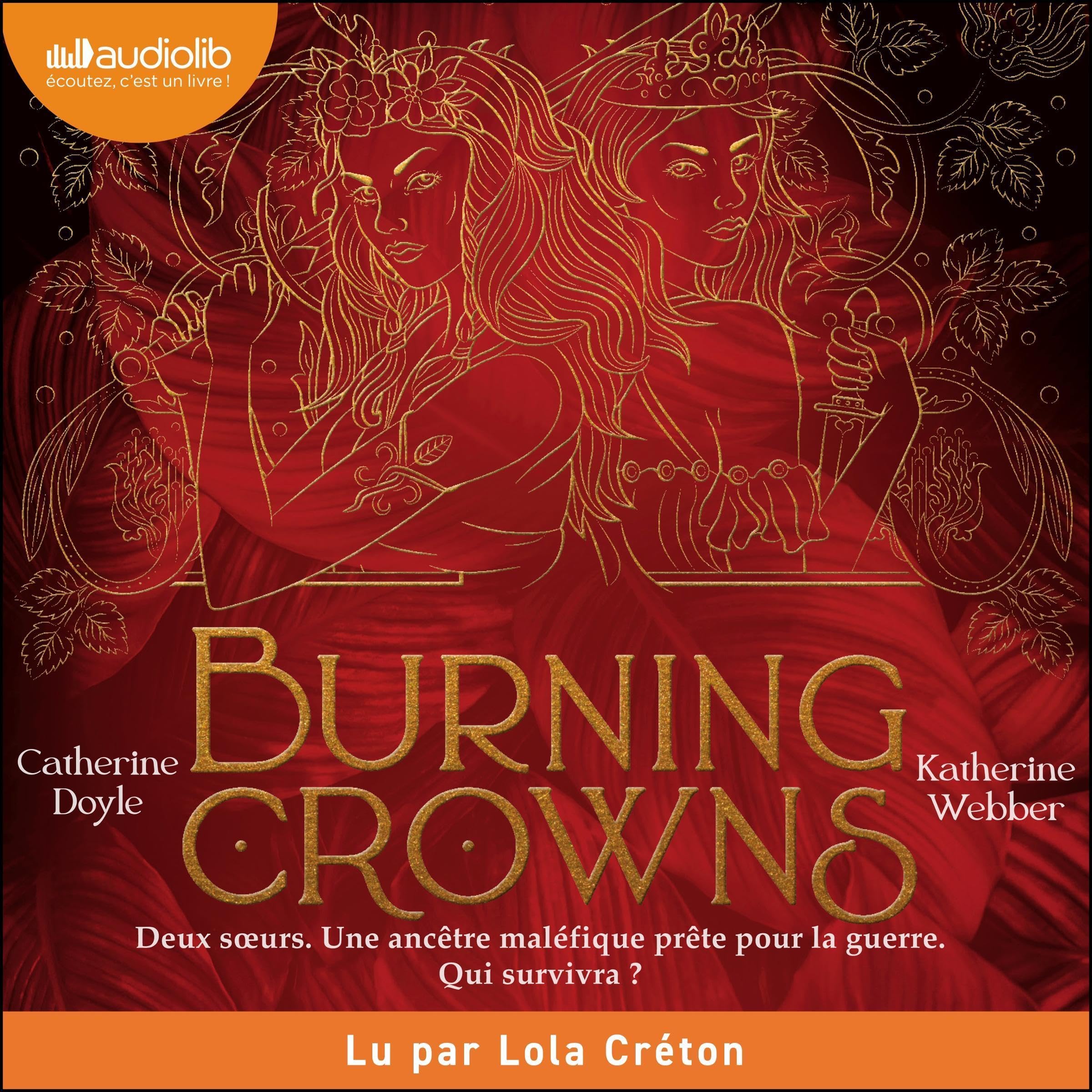 Cover art for Burning Crowns (French edition)
