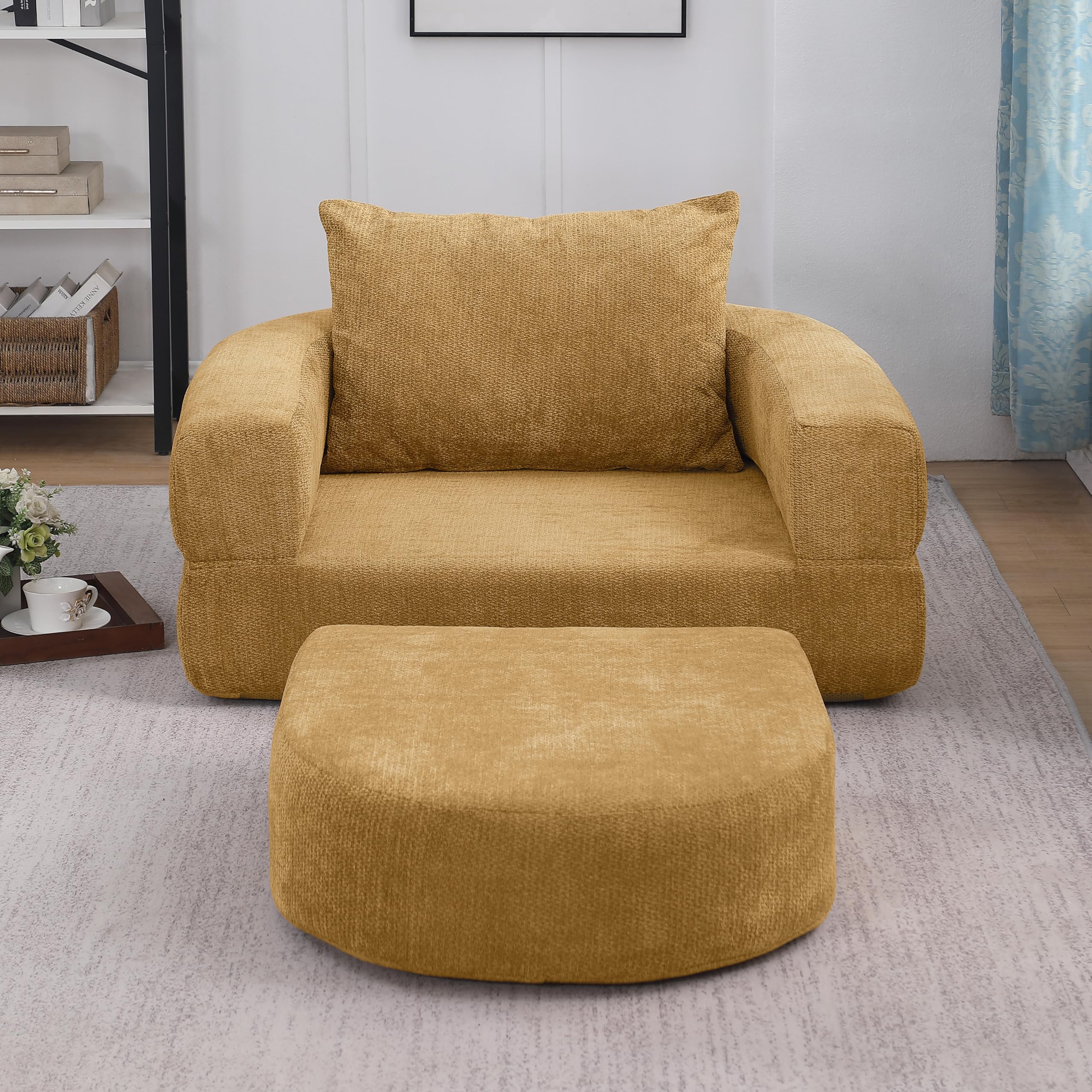 Składana sofa do spania ze zdejmowanymi podłokietnikami, nie wymaga montażu, antypoślizgowa