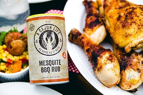 Miniatura 2 de A Cajun Life Mesquite BBQ Seasoning | Mezcla de condimentos para barbacoa de mezquite cajún auténtico, sin OMG, sin MSG, 8 onzas
