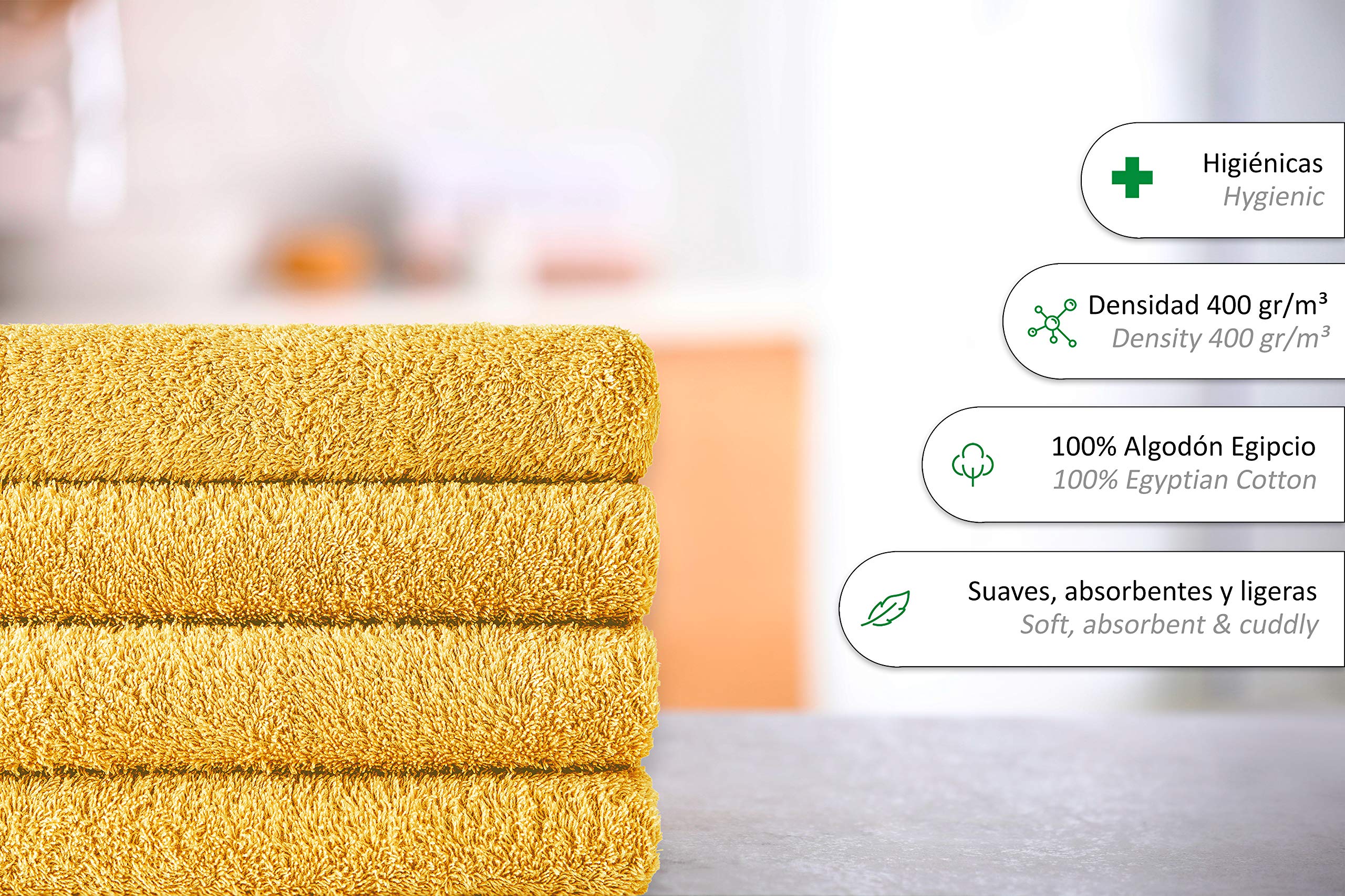Eiffel Textile Set 2 Lavabo 2 Sabana Oro