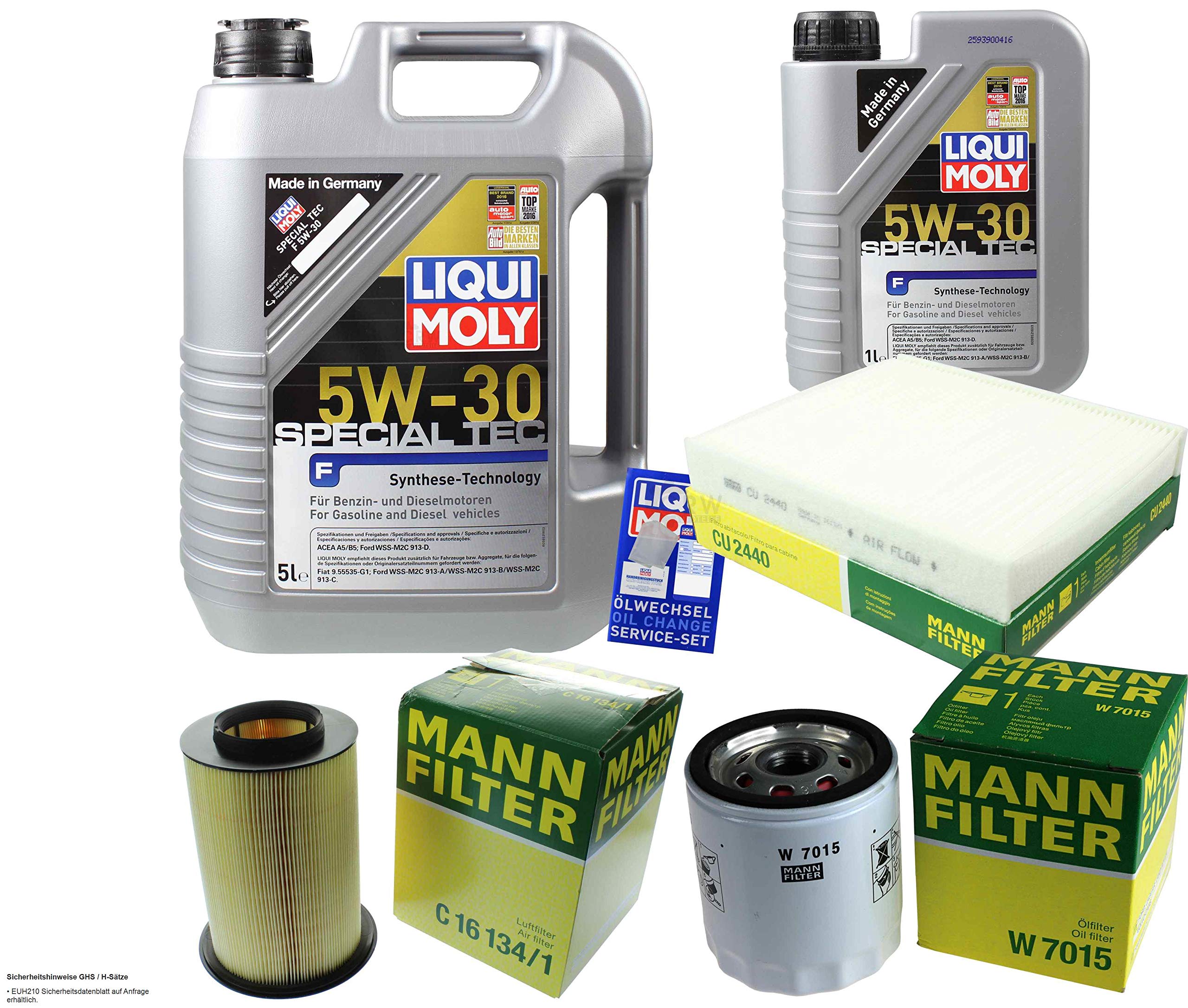 SpecialTecF 9804833 - Pack de inspección (6 L, incluye filtro MANN)
