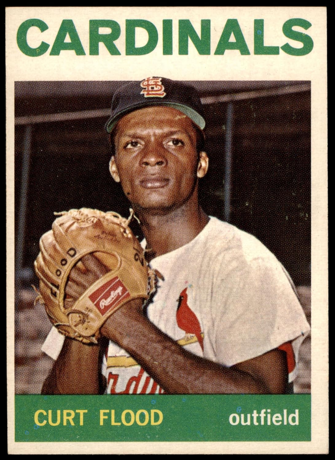 1964 Topps #103 Curt Flood St. Louis Cardinals (Baseball Card) EX Cardinals