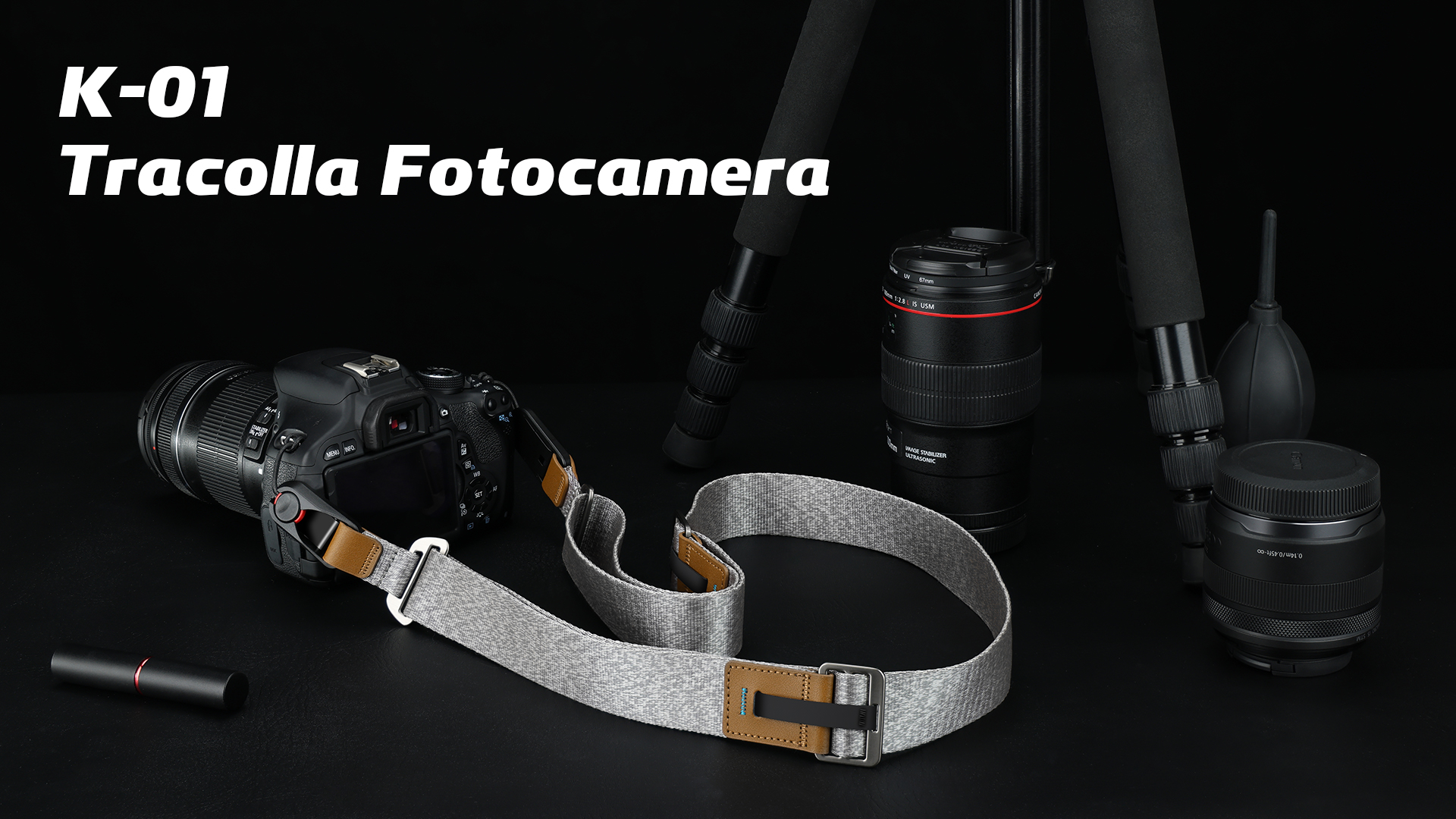Sgancio Rapido Per Fotocamera, Cinghia Da Polso In Nylon E Acciaio Regolabile, Accessorio Fotografia Uomo Donna
