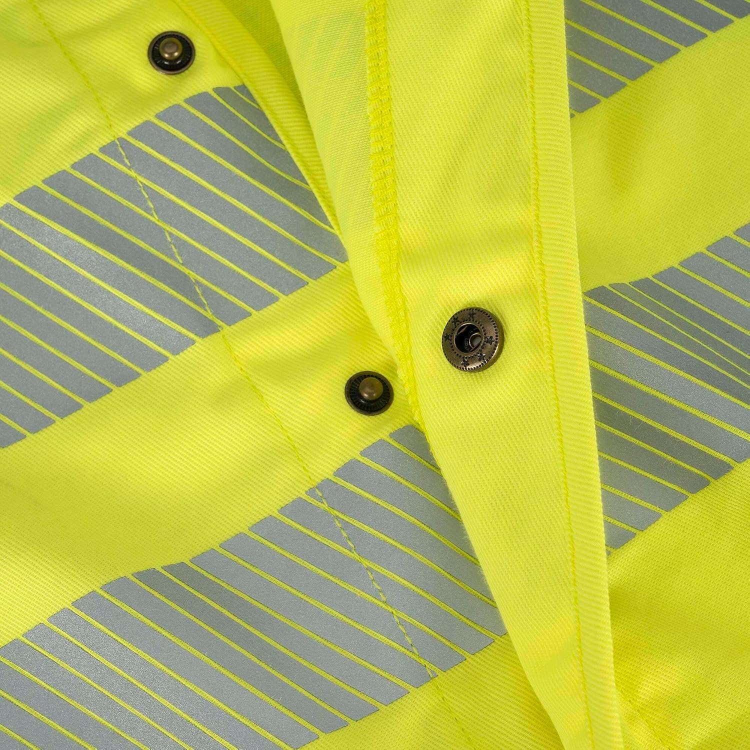 Oberon FR ARC Rated Hi Vis Safety Vest - Flame Resistant with Reflective Tape - Class 2 – 10 Cal - Hi Vis Yellow - Image 18