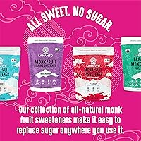 Vista 7 de Lakanto Edulcorante de Fruta del Monje Marrón con Eritritol, Edulcorante Sustituto del Azúcar Moreno para Hornear, Café, Avena y Más, Keto