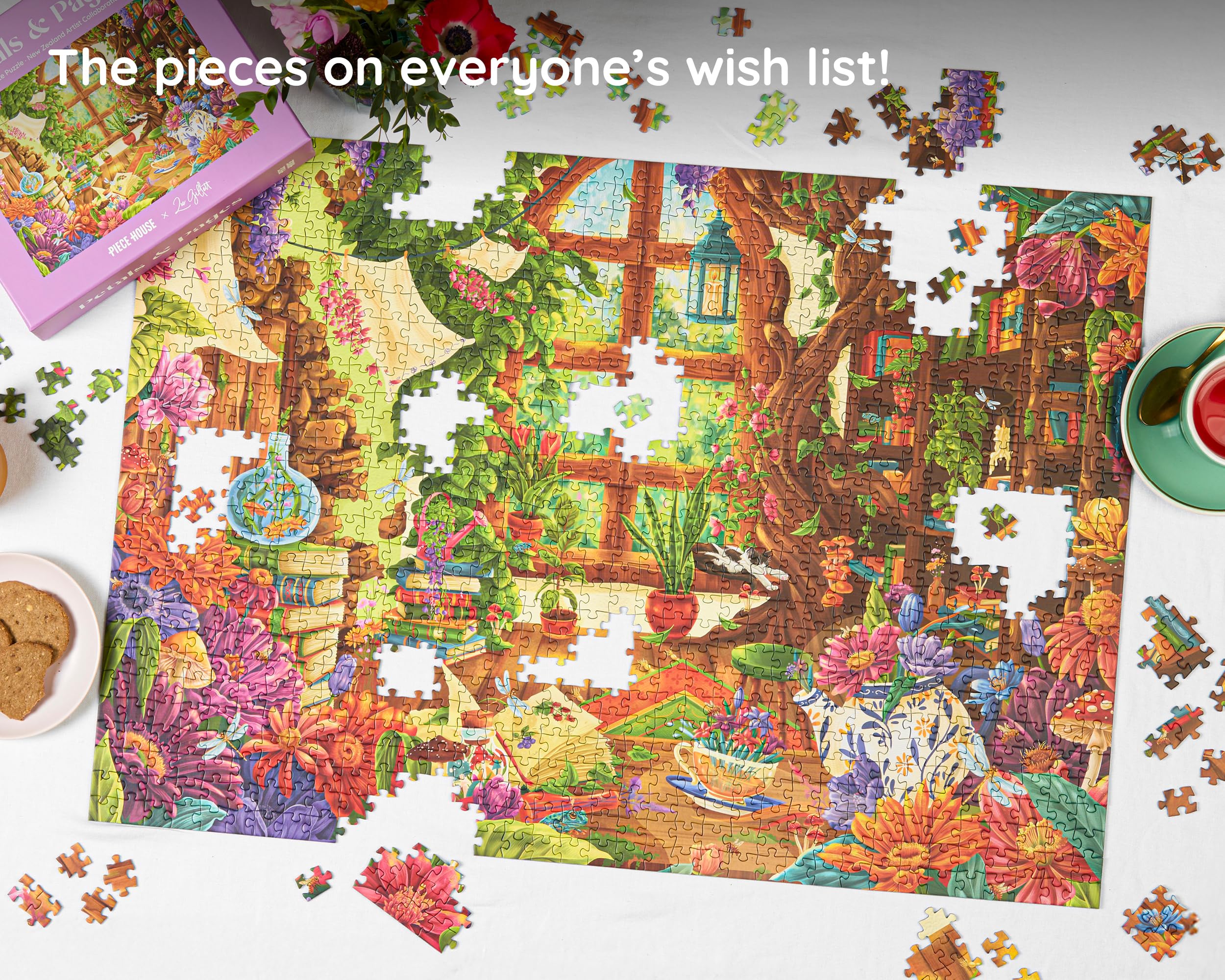 PieceHouse Jigsaw Puzzle for Adults 1000 Pieces - Image 4