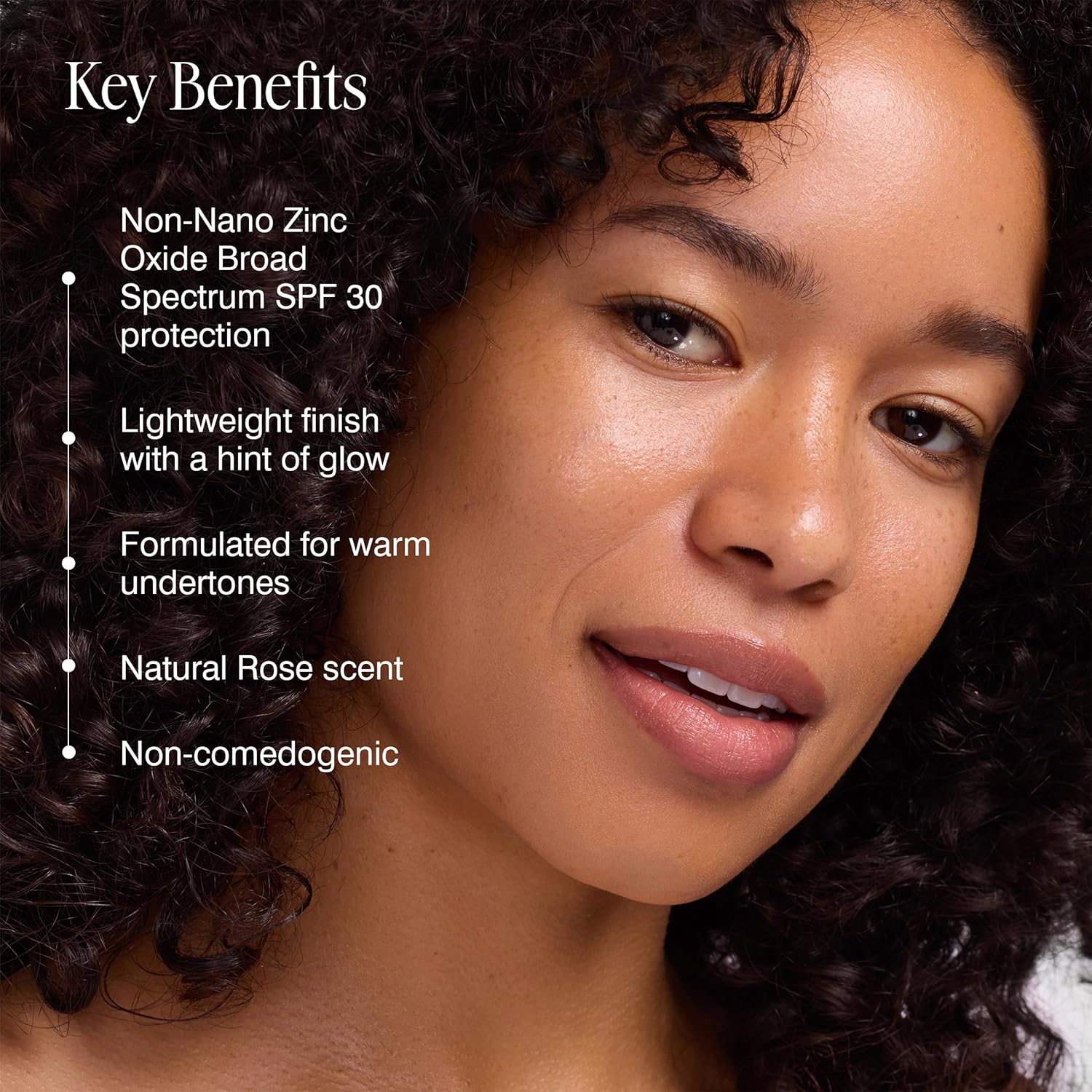 COOLA Organic Rosilliance Tinted Moisturizer with SPF 30, Dermatologist Tested, 1.5 FL Oz - Image 3