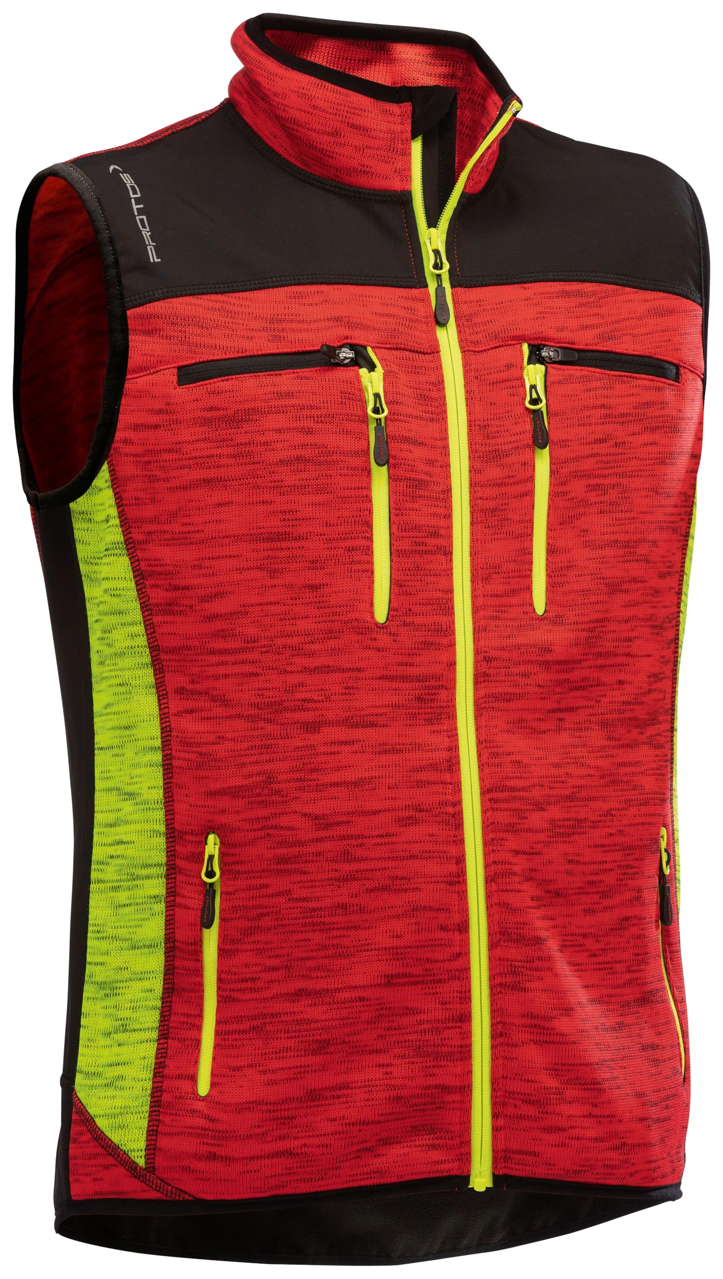 Protos Inuit Weste Rot Gelb, M