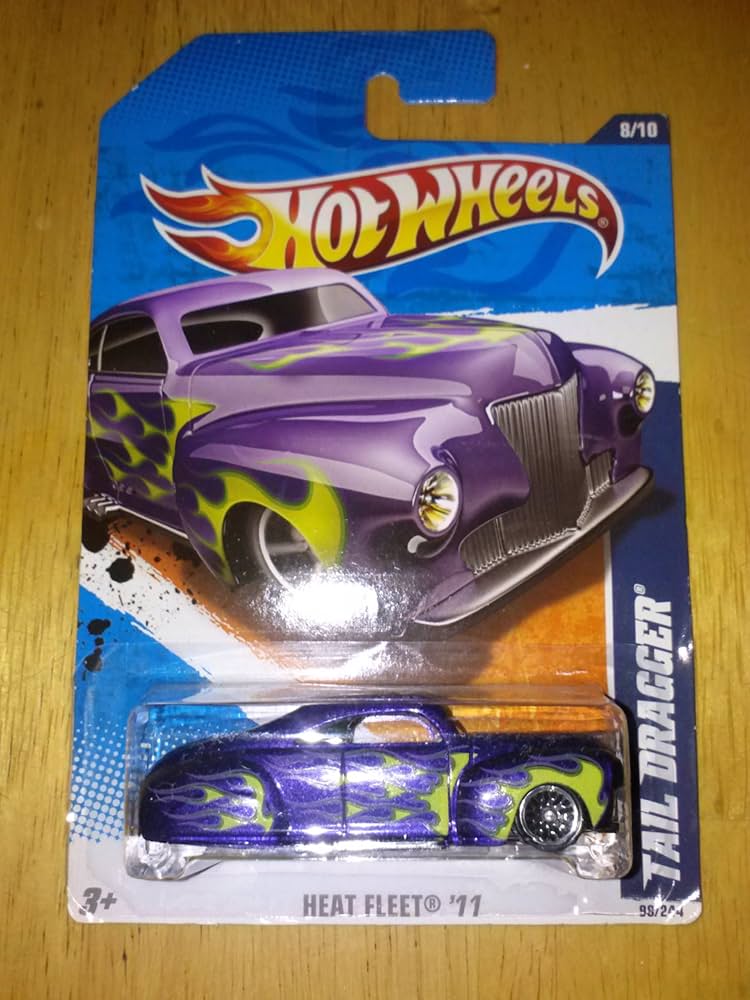 Hot Wheels HEAT トレーラー付きミニカー Amazon.com: Mattel Hot Wheels HEAT FLEET '11 Purple TAIL