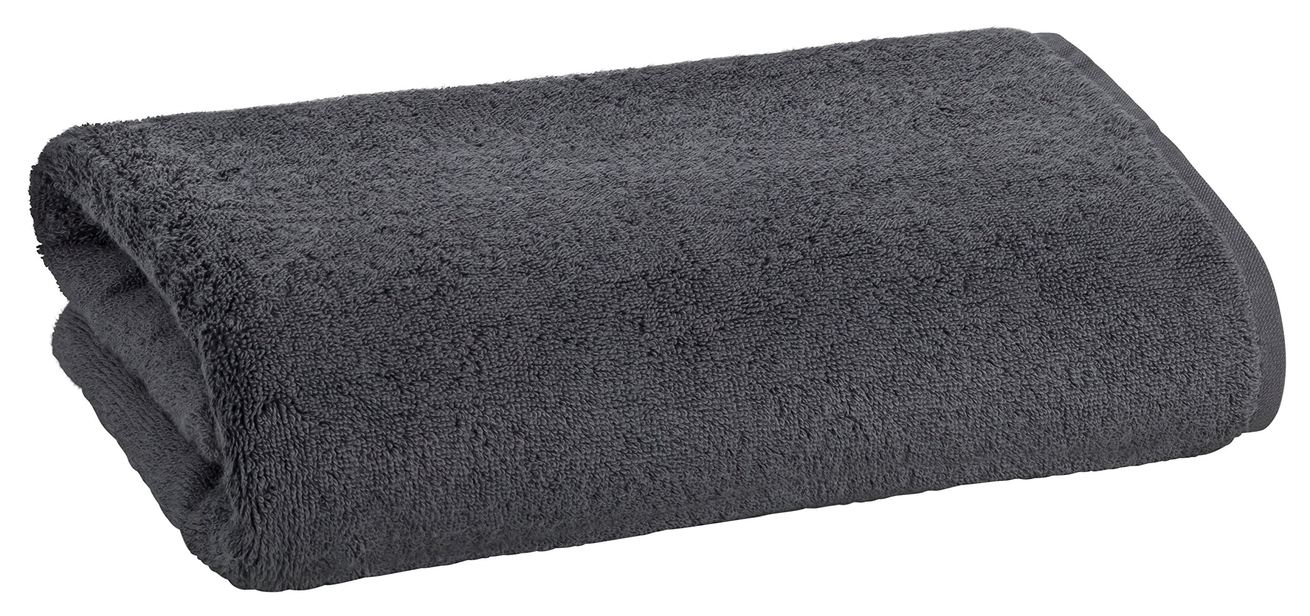 2er Pack Duschtuch 70x140 Serie Luxury-Line 630g/m²-Schiefer