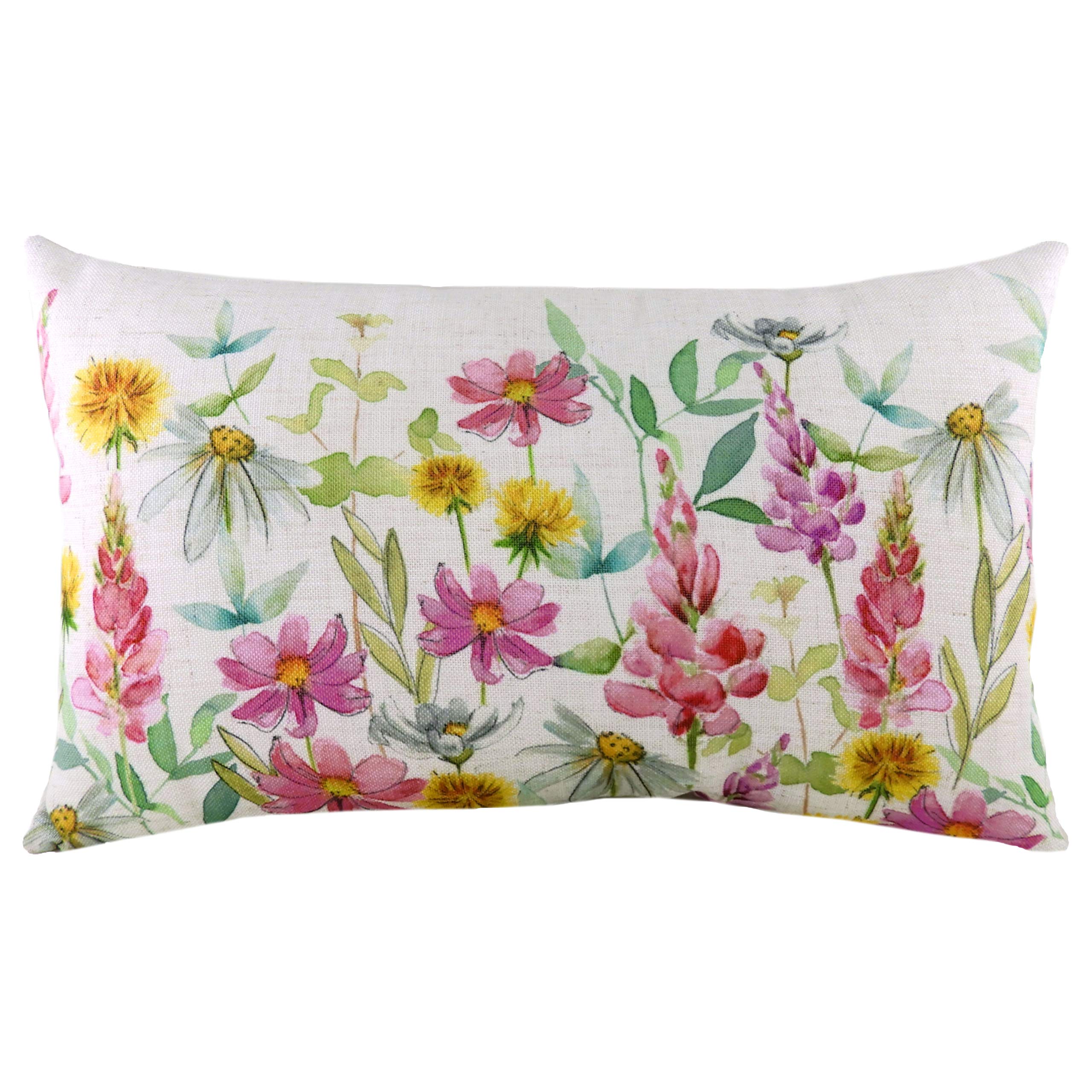 Evans Lichfield Ava Wild Flowers Throw Pillow Cover