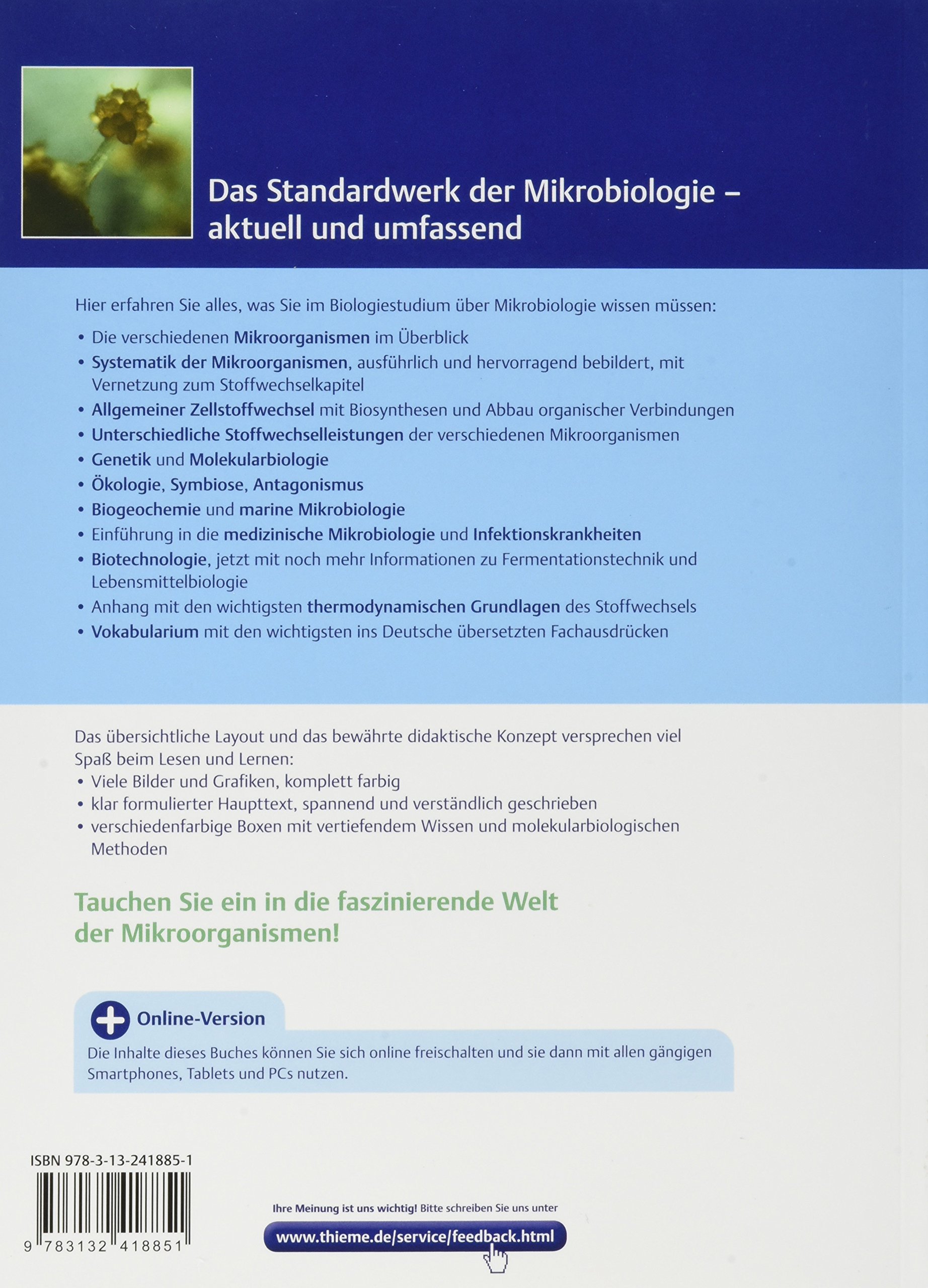 Allgemeine Mikrobiologie: Plus Online-Version