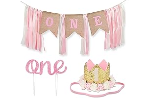 Celebrate with Crown - Exquisite Cake Smash Decorations for Your Lil Princess