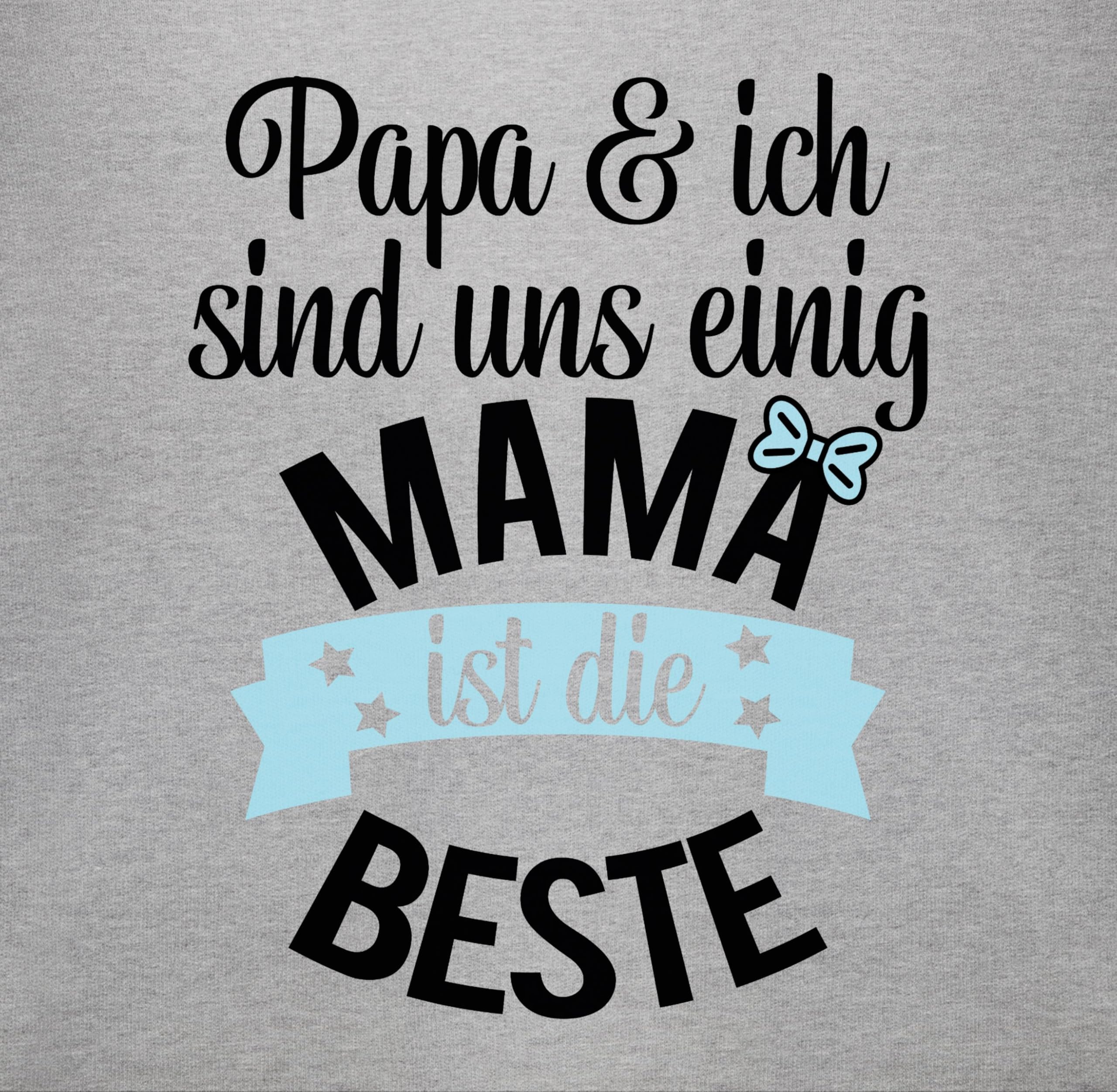 Shirtracer - Baby Body Kurzarm - Mama ist die Beste I Mama Geschenk Muttertag