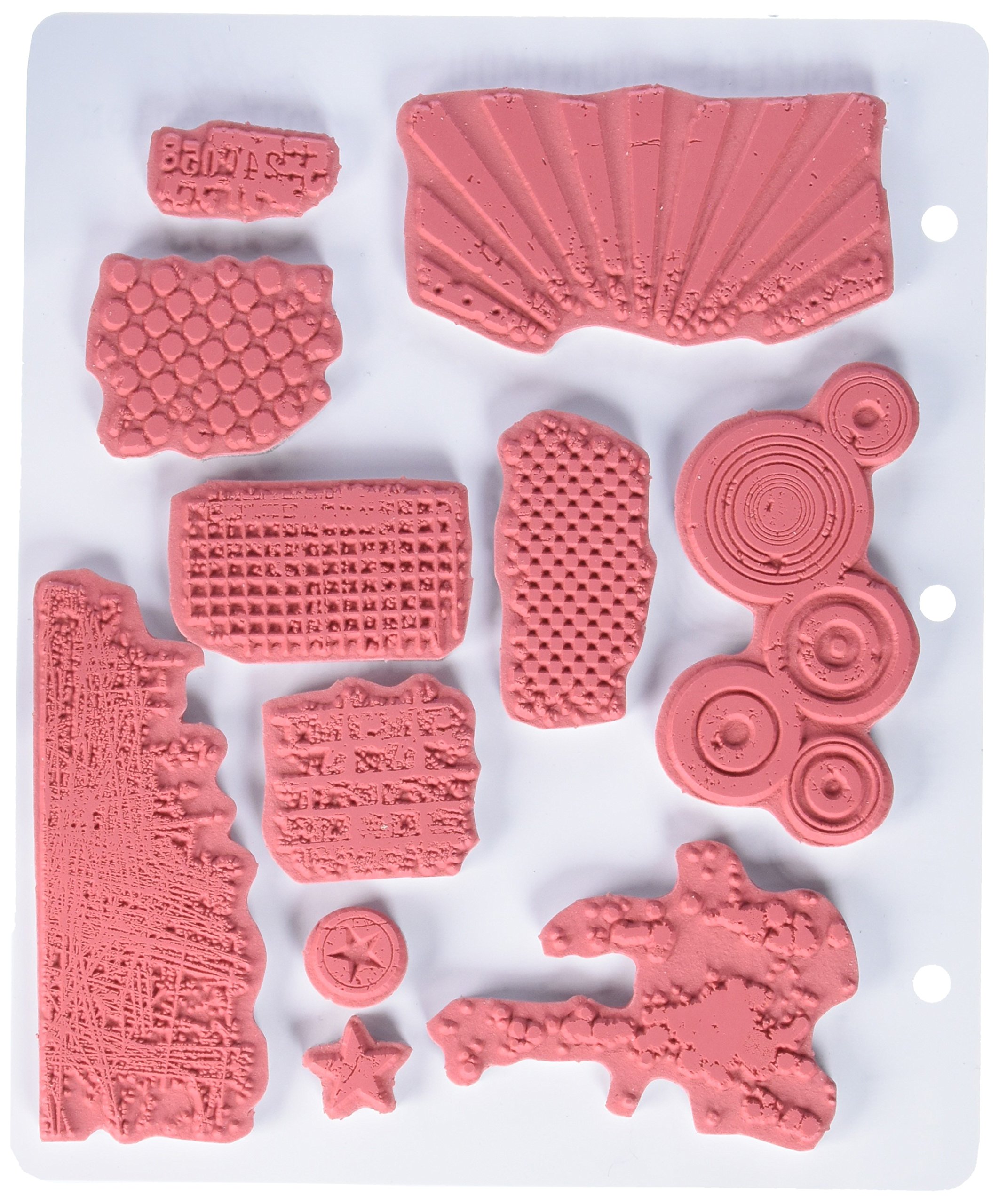 Tim Holtz Cling Rubber Stamps - Large Set Für Kreative Projekte
